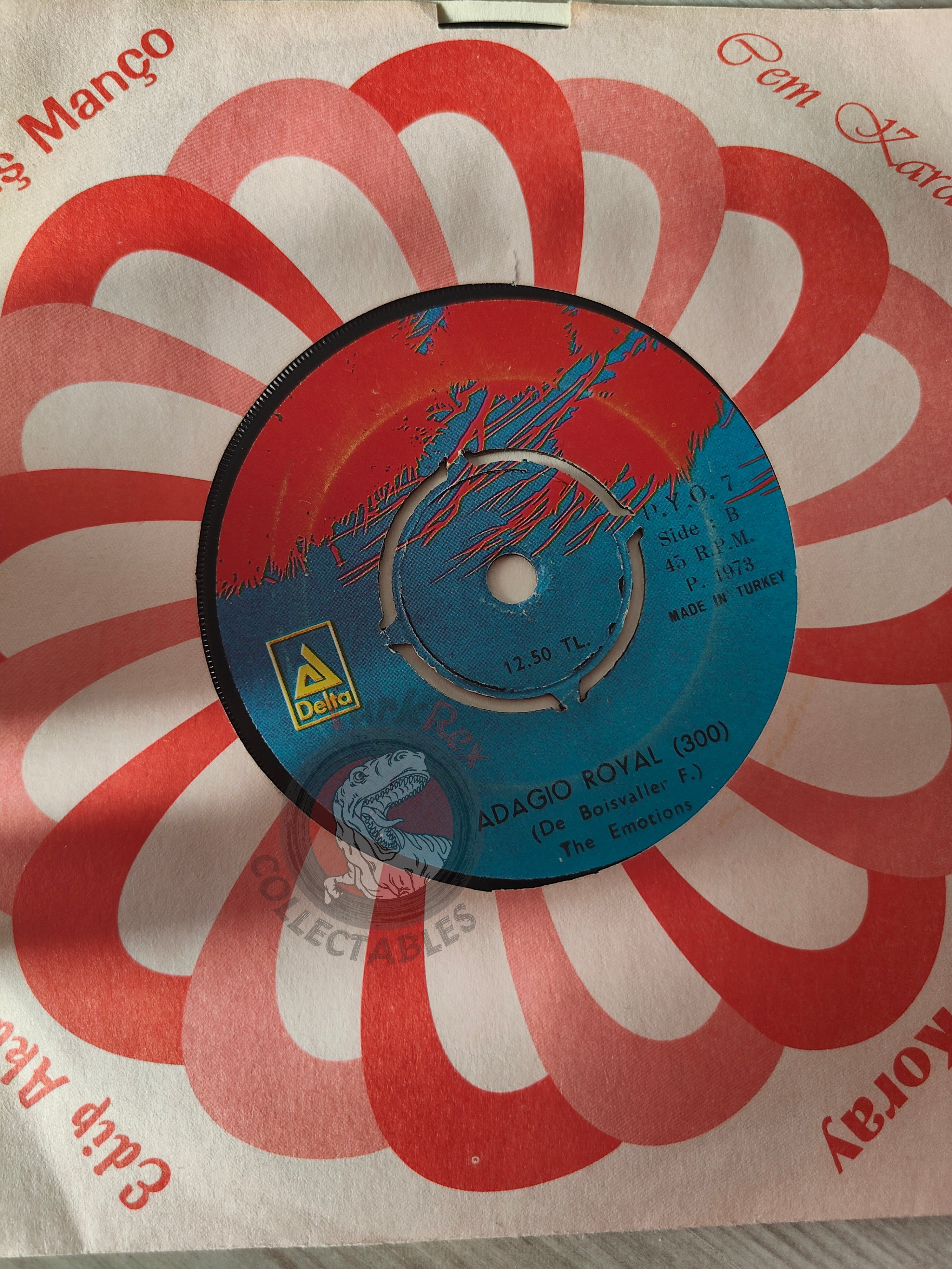 The Emotions – Adagio Royal / Tchaïkovsky 7" Turkish Pressing Vinyl Turkey Edition