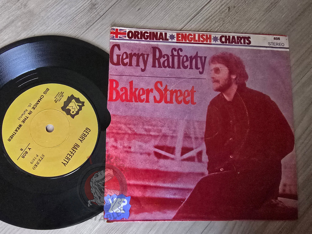 Gerry Rafferty – Baker Street 7" Turkish Pressing Vinyl Turkey Edition