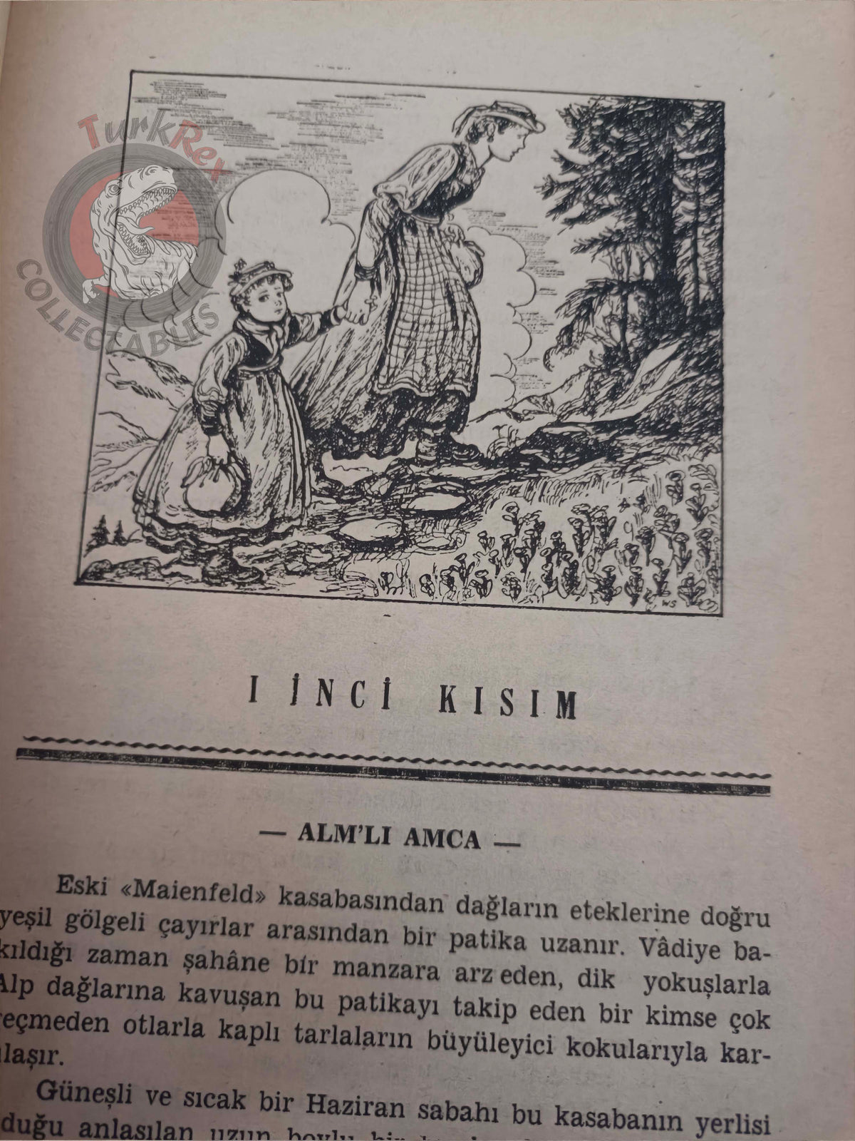 Johanna Spyri – Heidi 1958 Turkish Book Turkey Illustrated William Sharp