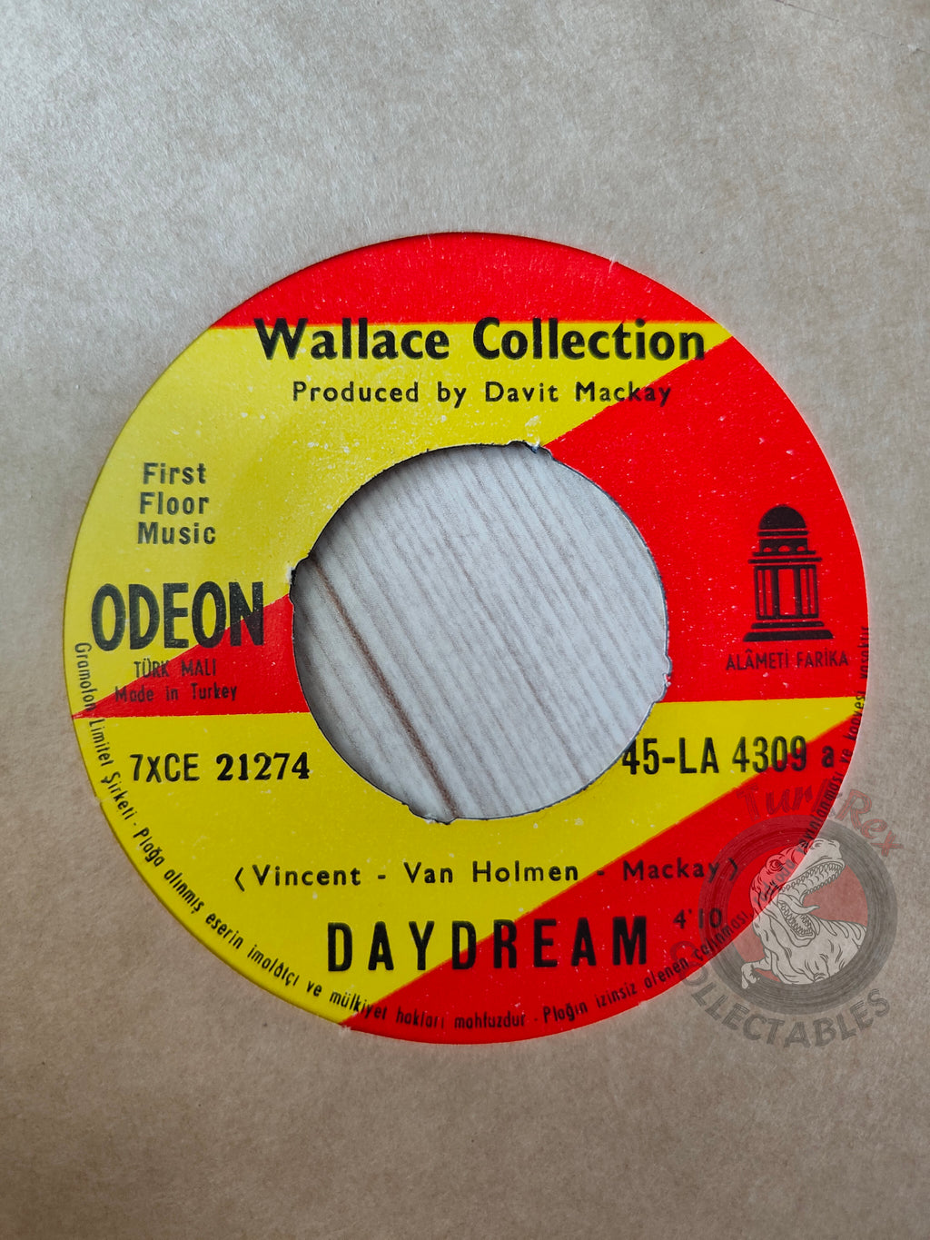 Wallace Collection – Daydream 7" Turkish Pressing Vinyl Turkey Edition