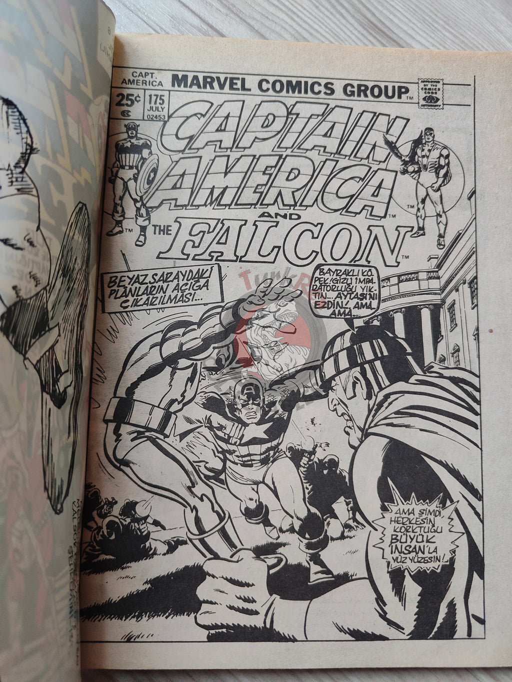 Captain America – Issue #6 1988 Turkish Comic Turkey #175 #176 #177 #178