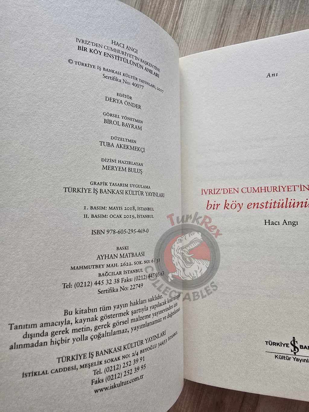 Hacı Angı – Memoirs of a Village Institute Graduate 2019 Turkish Book Turkey