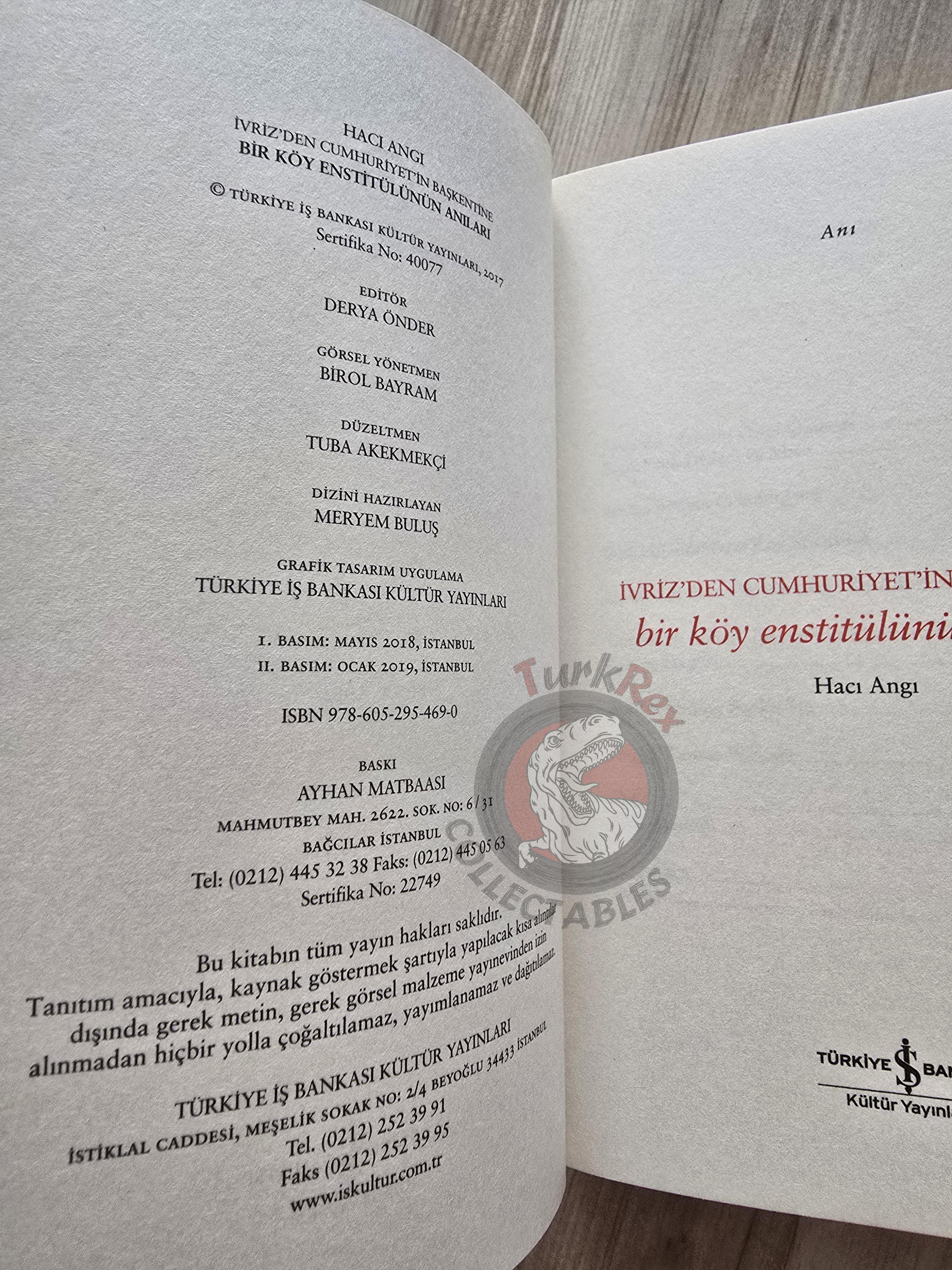 Hacı Angı – Memoirs of a Village Institute Graduate 2019 Turkish Book Turkey