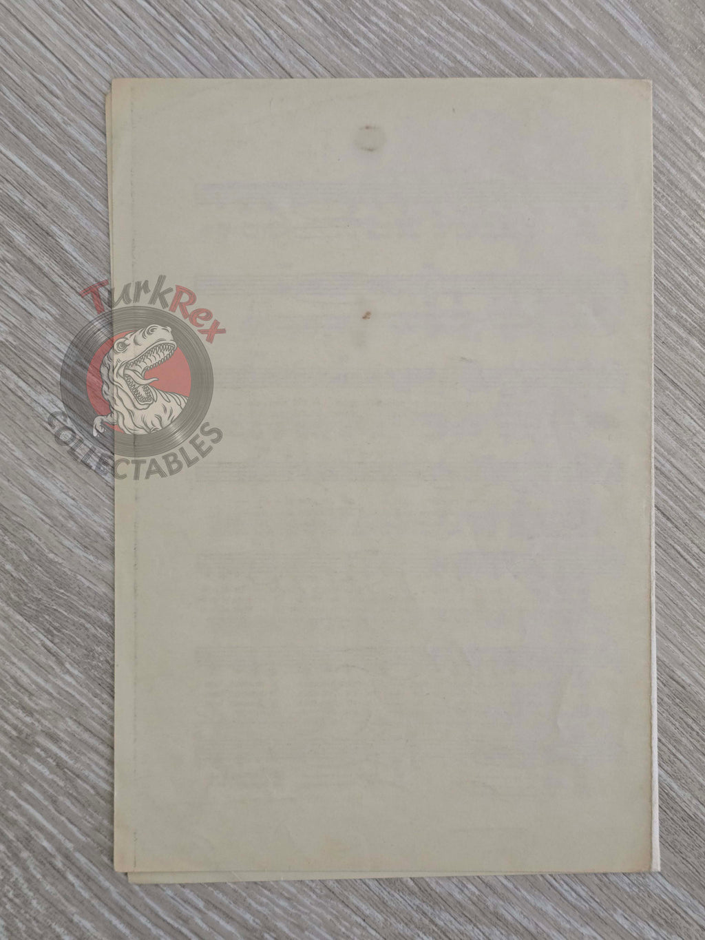 The Turtles – Happy Together Turkish Vintage Musical Notes Sheet Turkey