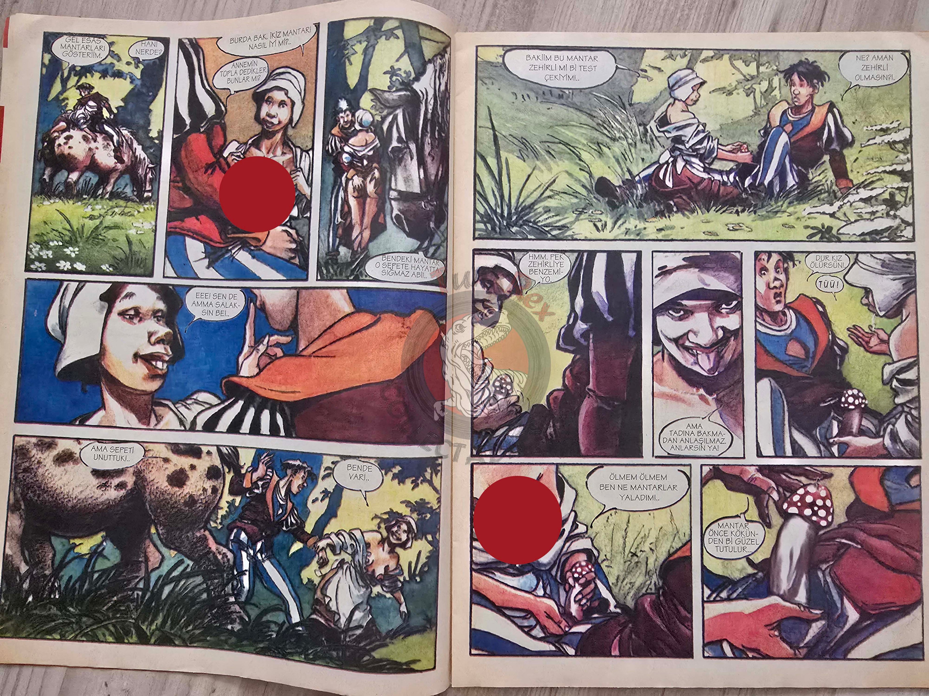 Eroskop #5 1993 Turkish Comic Turkey Erotic Mag La Contessa Rossa Georges Pichard