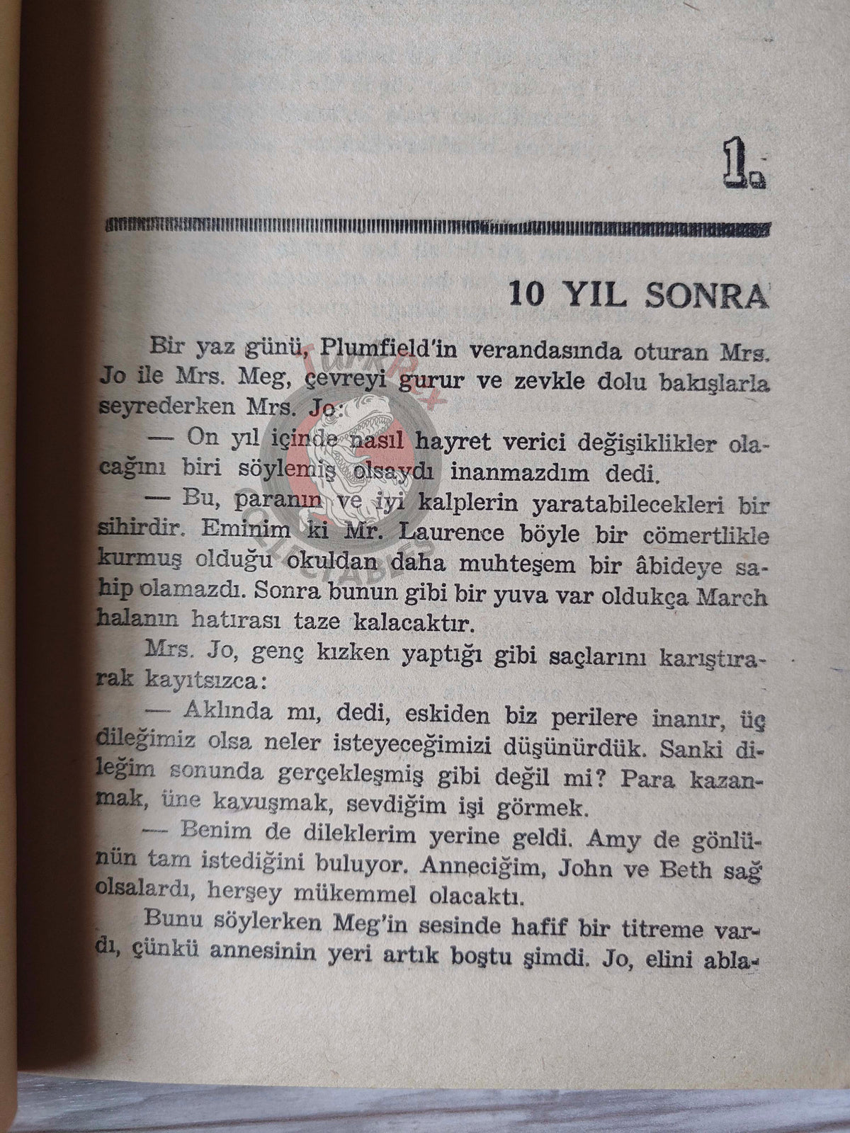Louise M. Alcott – Jo's Boys 1981 Turkish Book Turkey