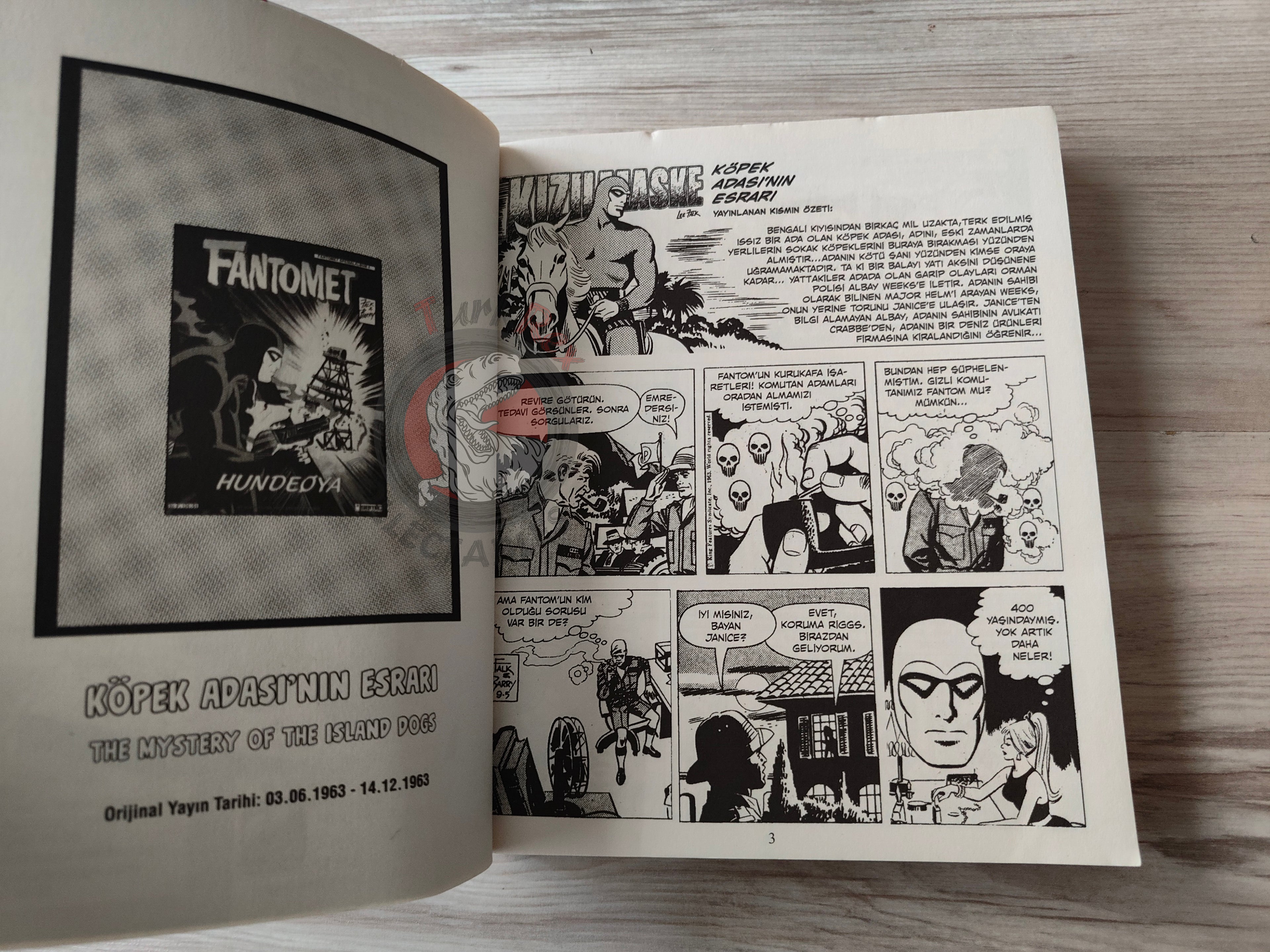 The Phantom #2 2013 The Mystery of the Island of Dogs Turkish Comic Turkey