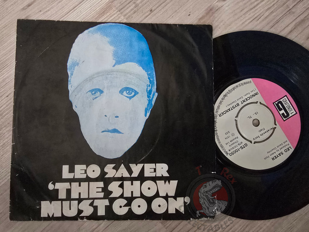 Leo Sayer – The Show Must Go On 7" Turkish Pressing Vinyl Turkey Edition