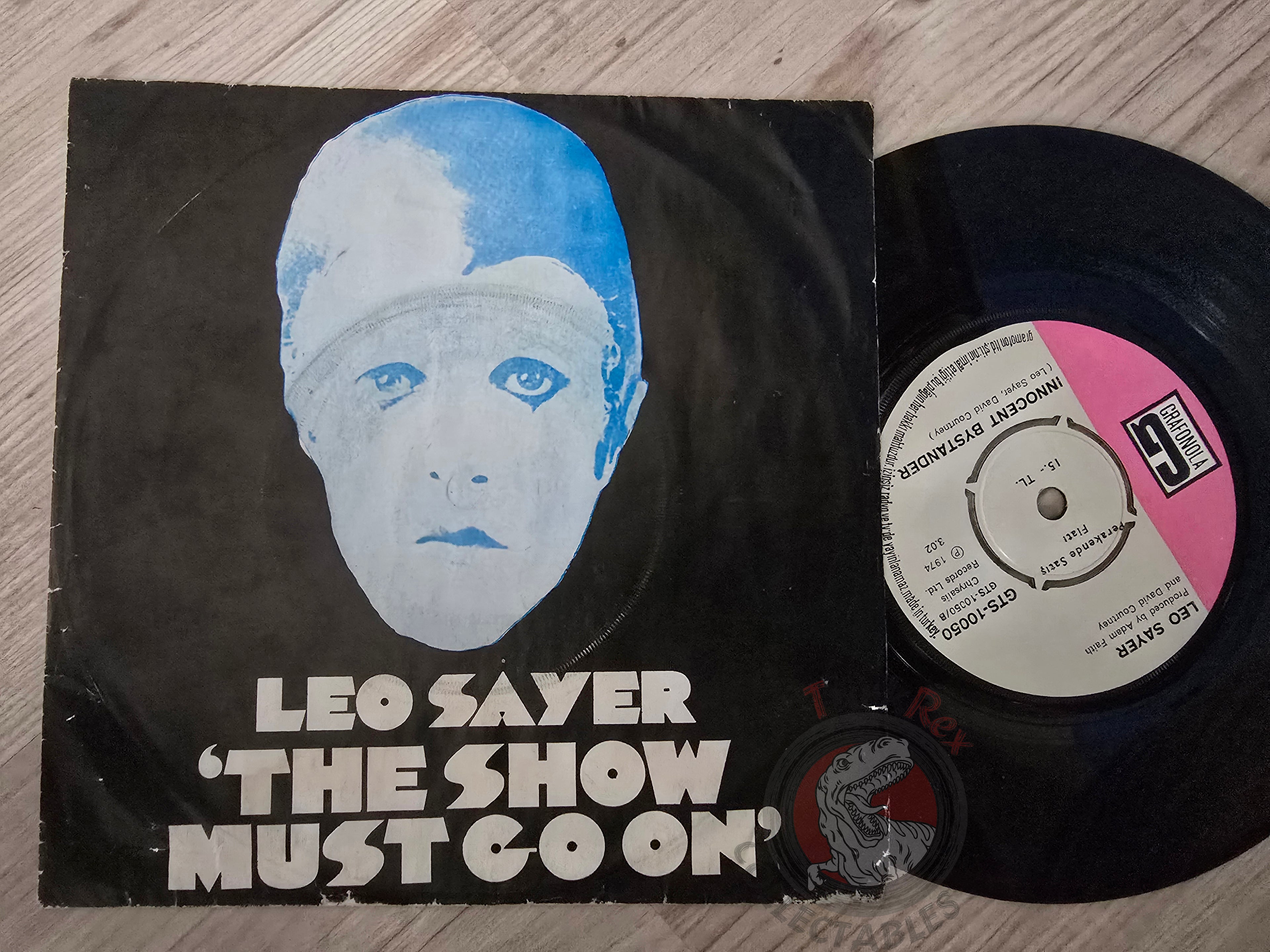 Leo Sayer – The Show Must Go On 7" Turkish Pressing Vinyl Turkey Edition