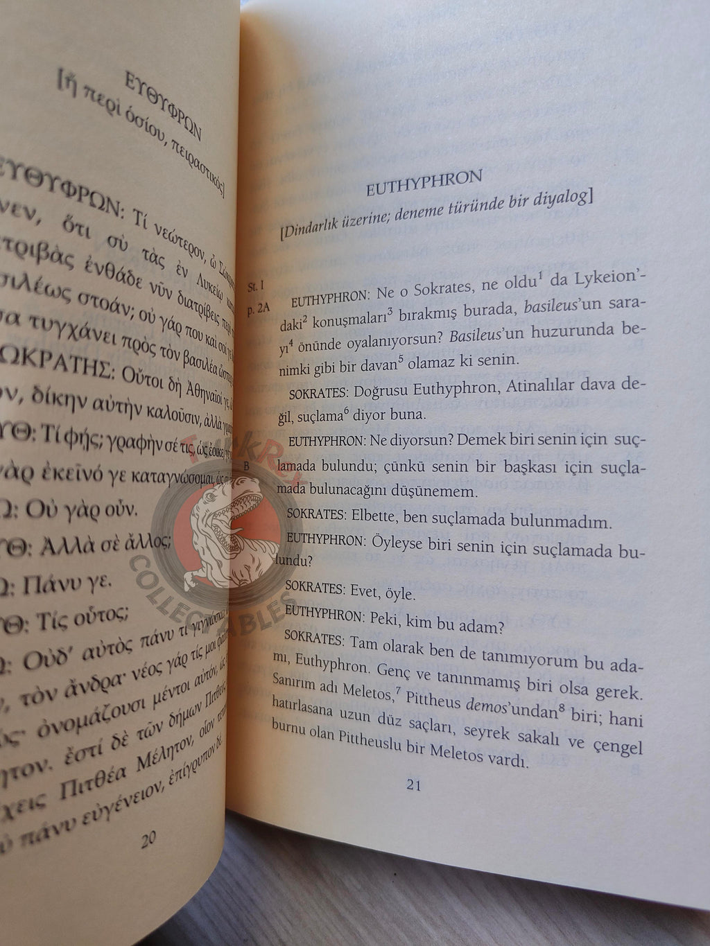 Plato –  Euthyphro 2011 Turkish Book Turkey Ancient Greek