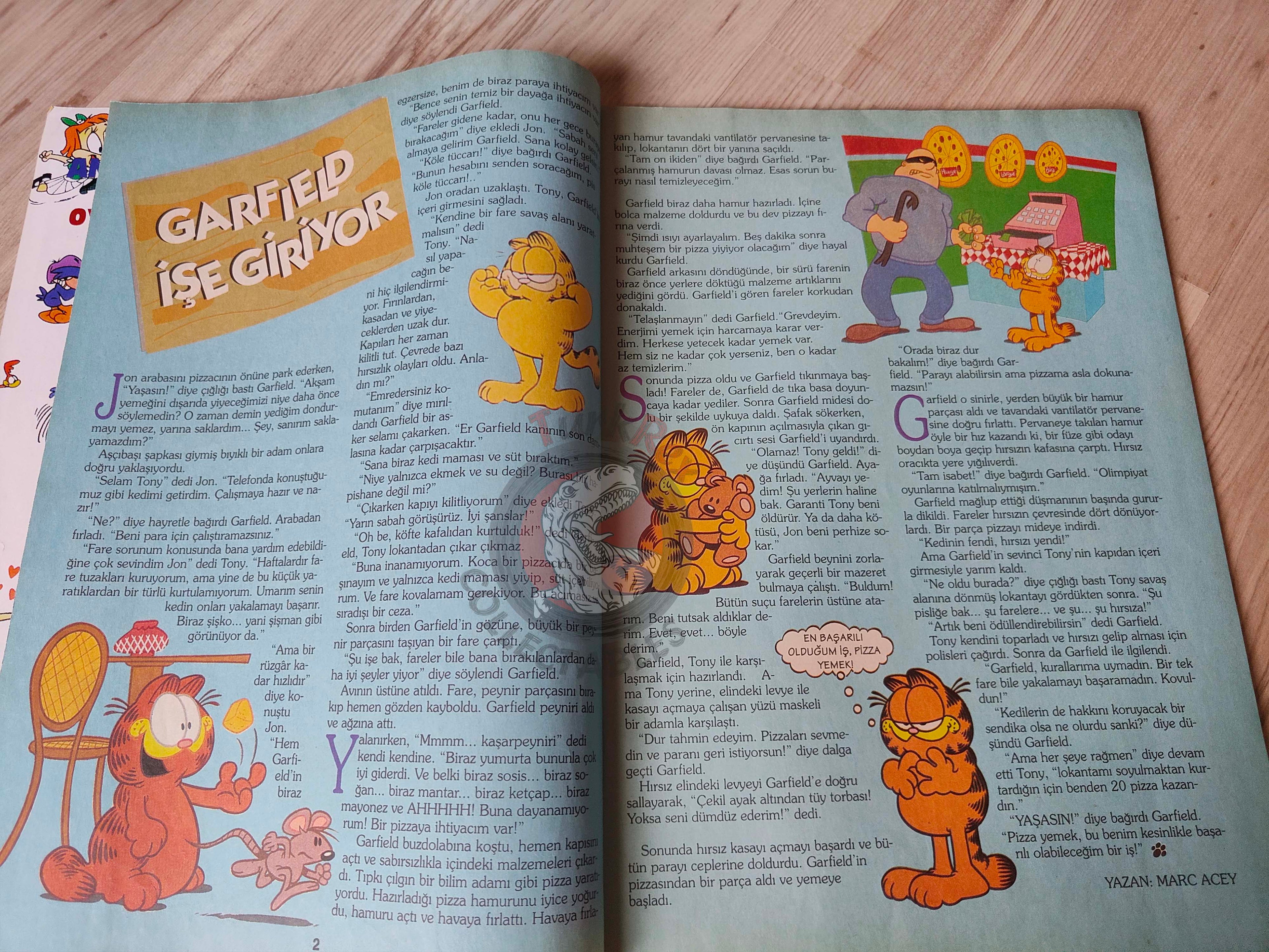 Garfield #3 1996 Turkish Magazine Comic Turkey