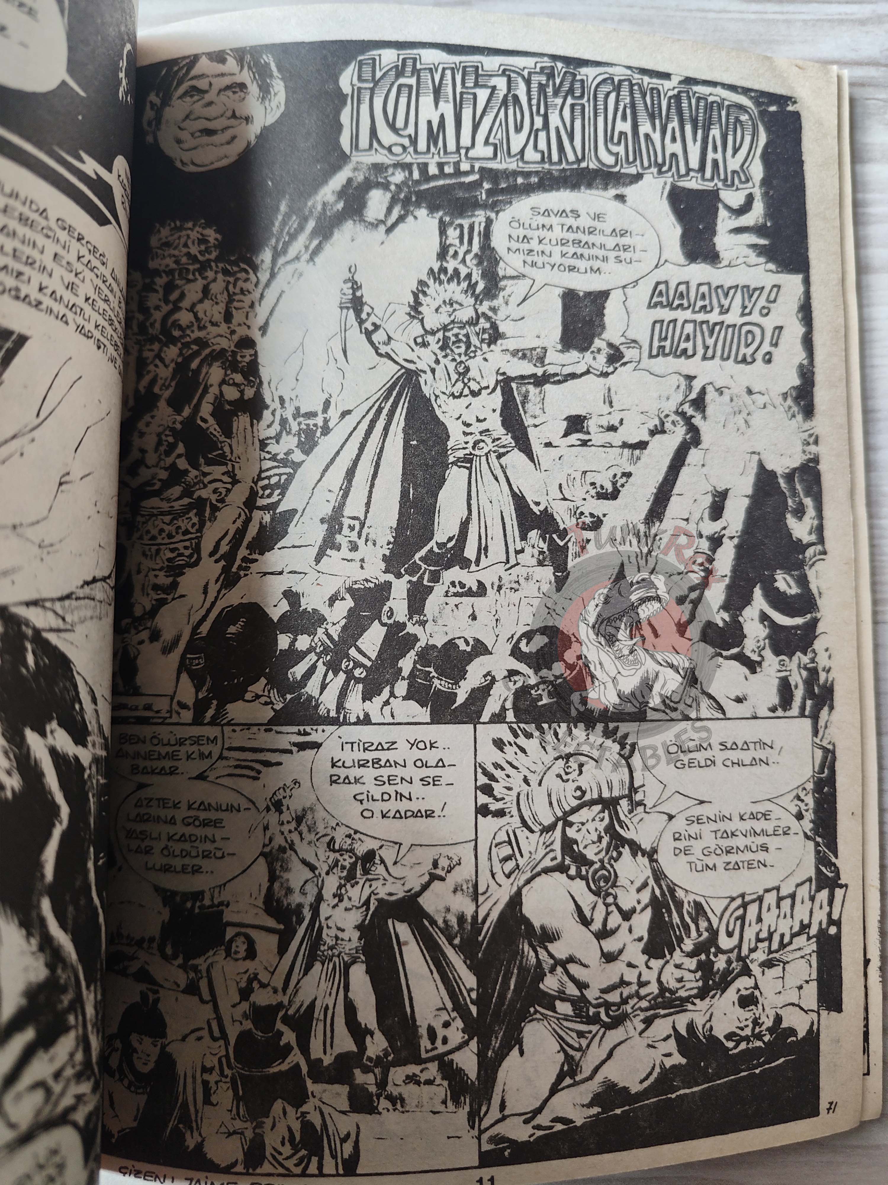 Süper Korku #20 late 80s Turkish Comic Turkey Creepy Eerie From the Darkness #1 Vampirella