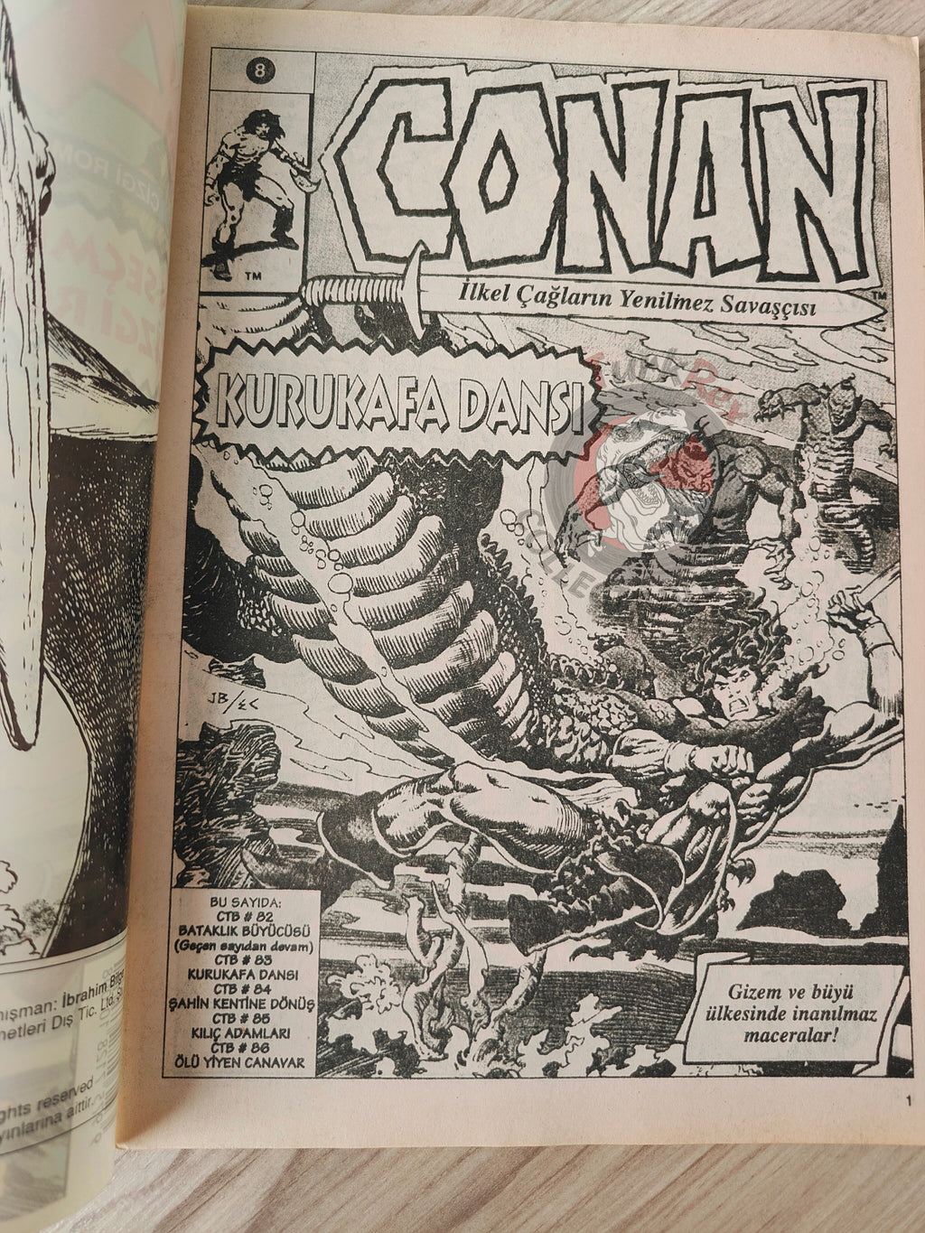 Conan The Barbarian #8 2001 Turkish Comic Turkey #83 #84 #85 #86
