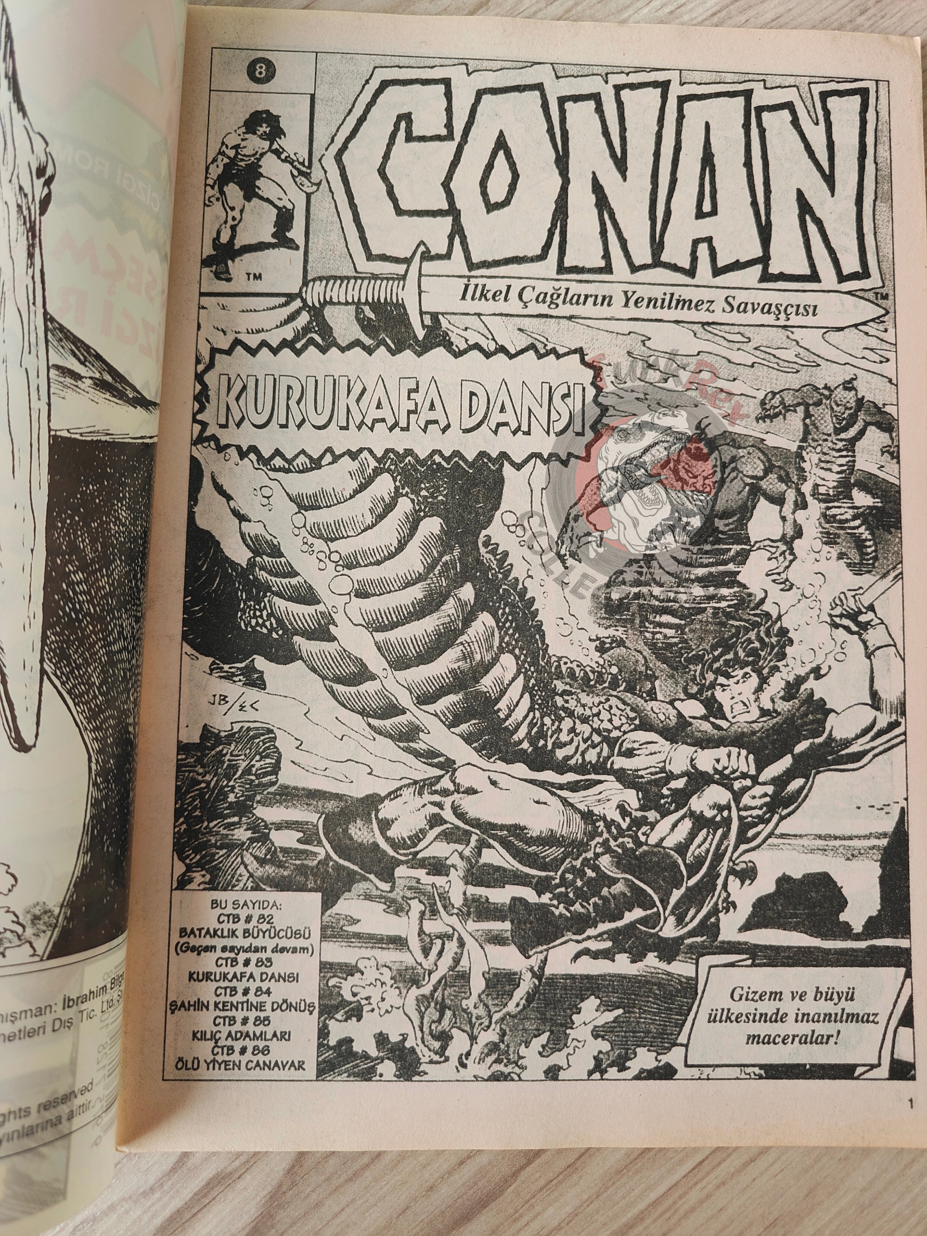Conan The Barbarian #8 2001 Turkish Comic Turkey #83 #84 #85 #86