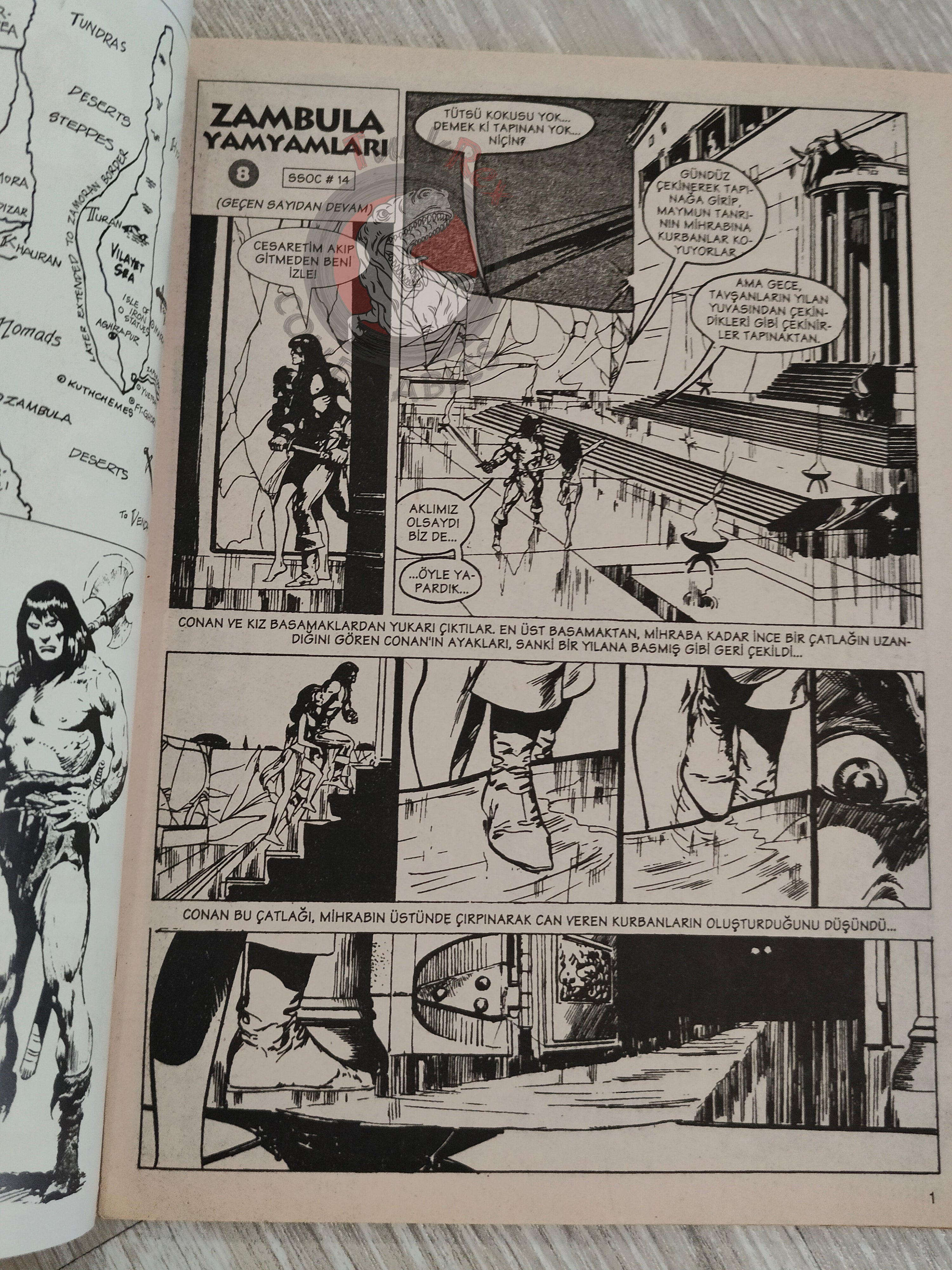 Conan #8 The Savage Sword of Conan #14 #44 Turkish Comic Turkey
