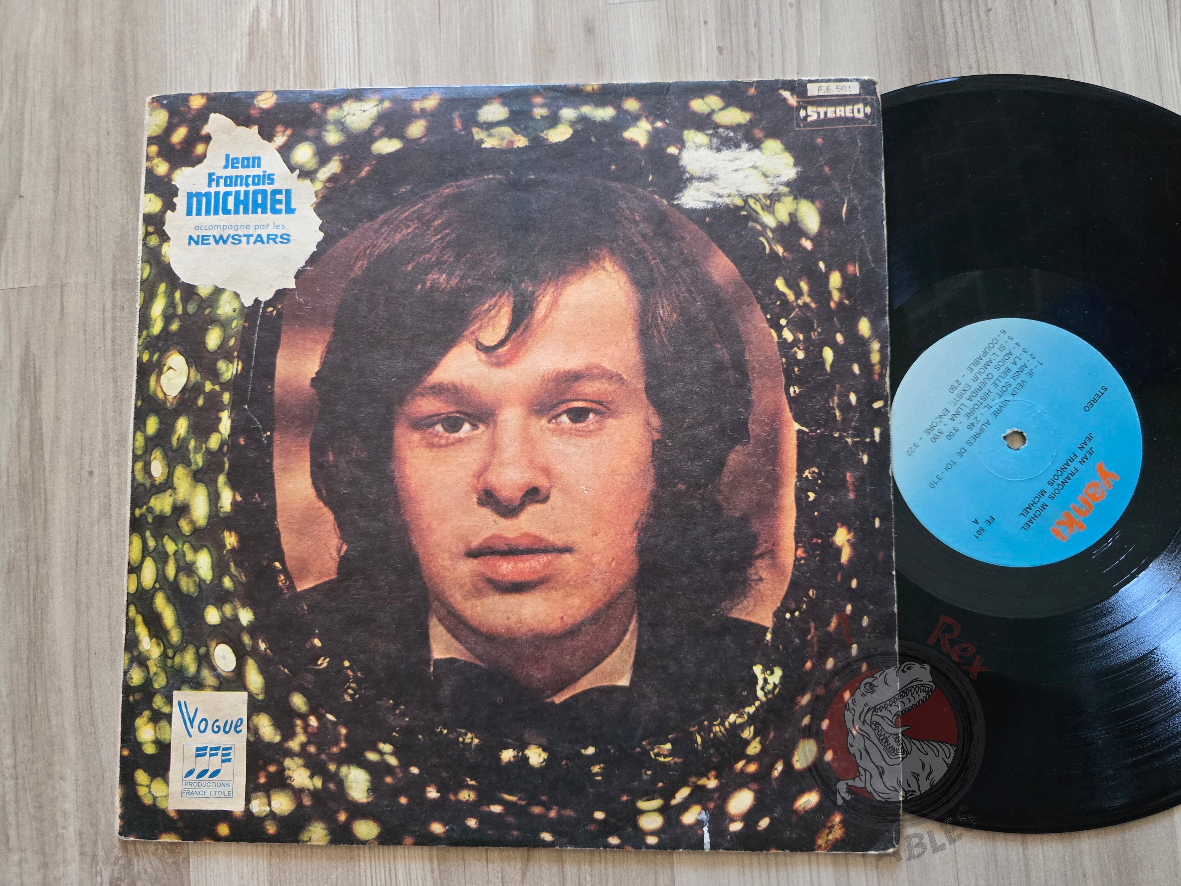 Jean-François Michael – Accompagne Par Les Newstars Turkish Pressing Vinyl Turkey Edition