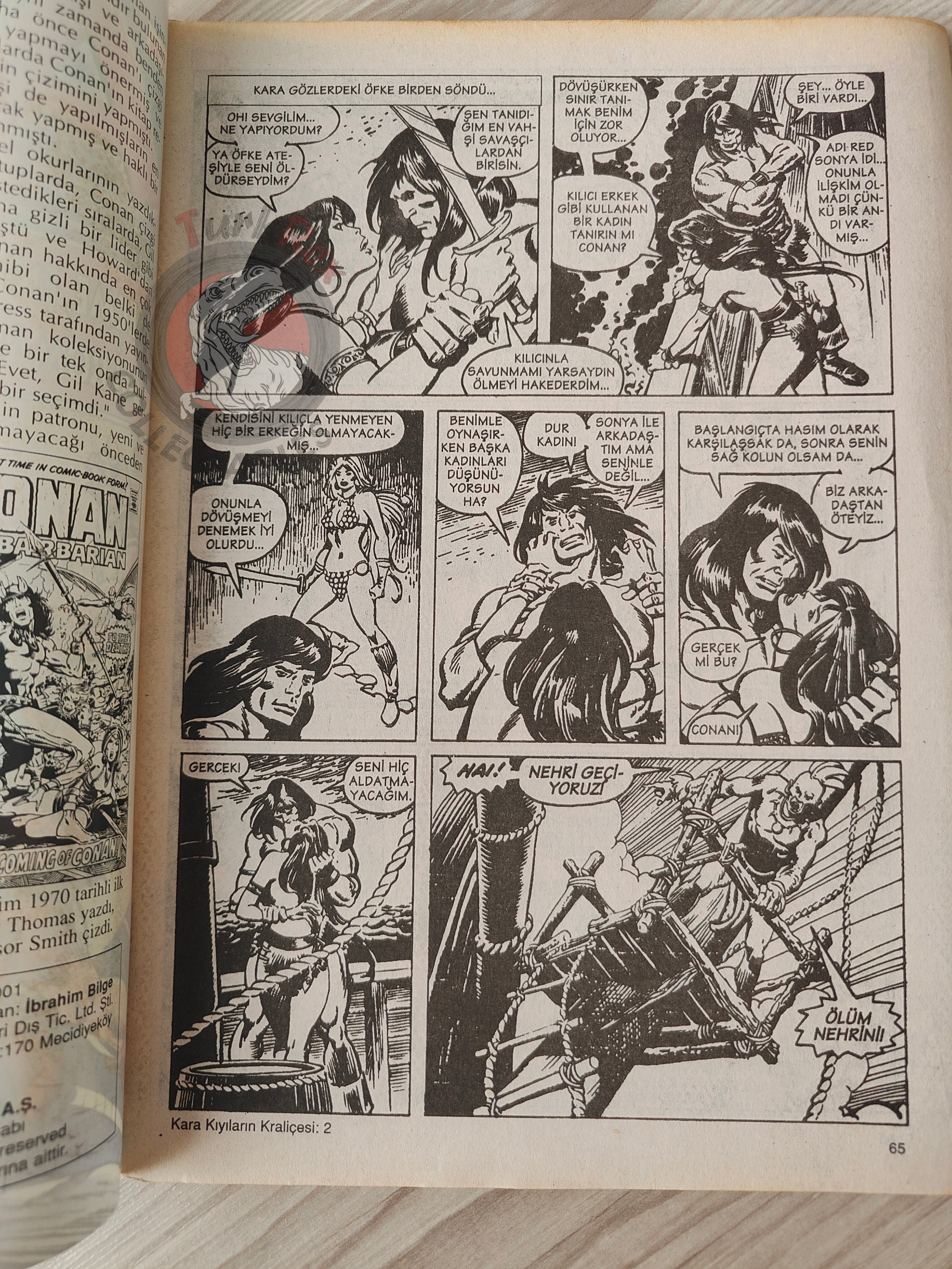 Conan The Barbarian #2 2001 Turkish Comic Turkey #61 #62 #63