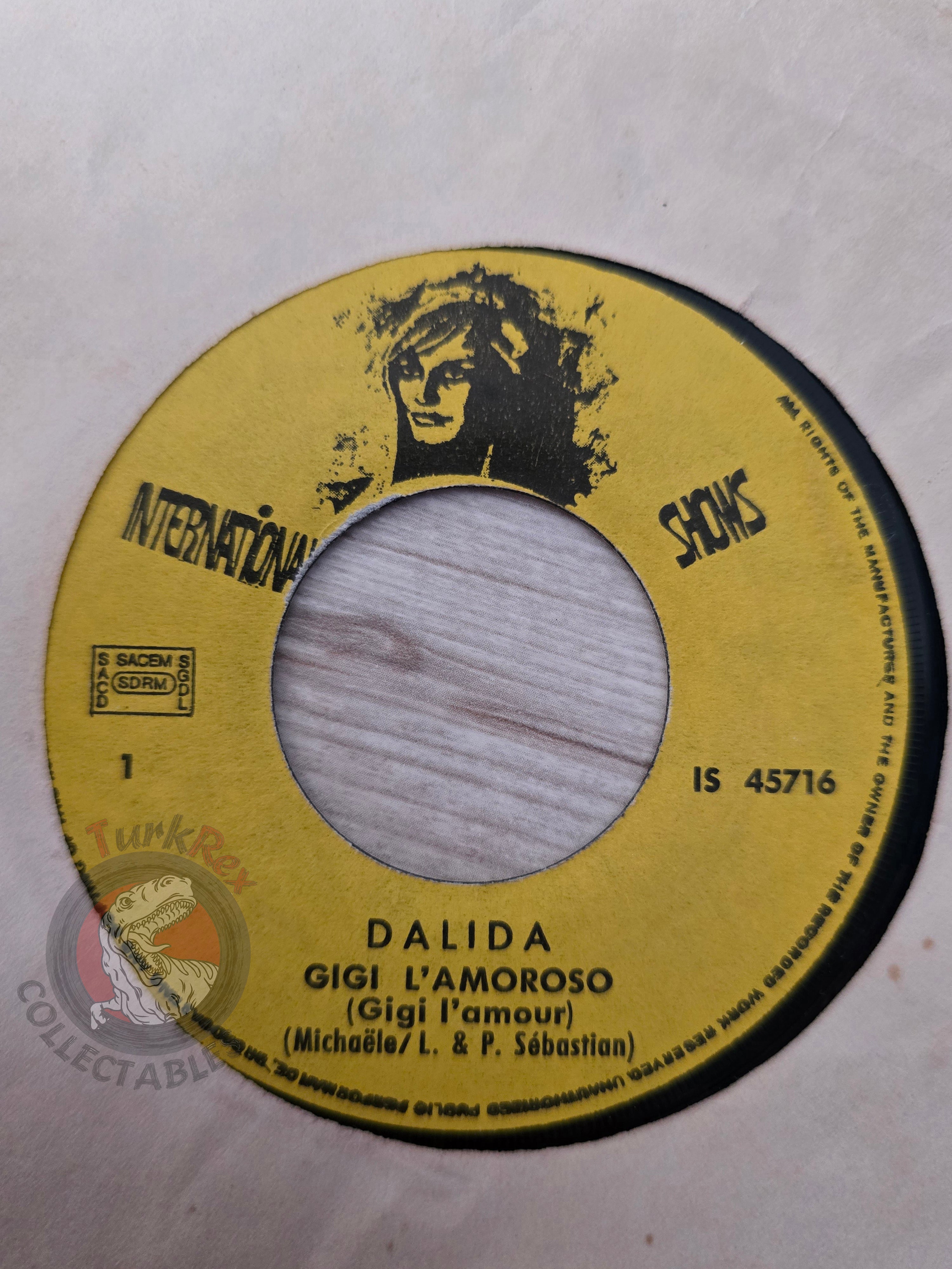 Dalida – Gigi L'Amoroso 7" Lebanon Pressing Vinyl Edition