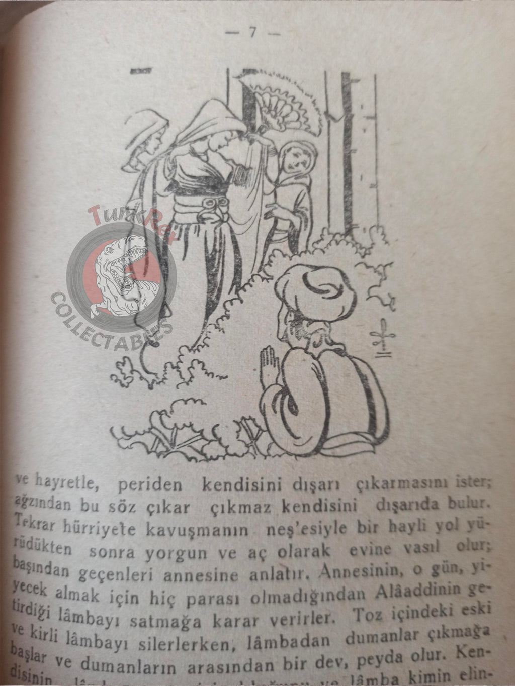 Aladdin and the Magic Lamp 1963 Turkish Book Turkey 1001 Nights Illustrated