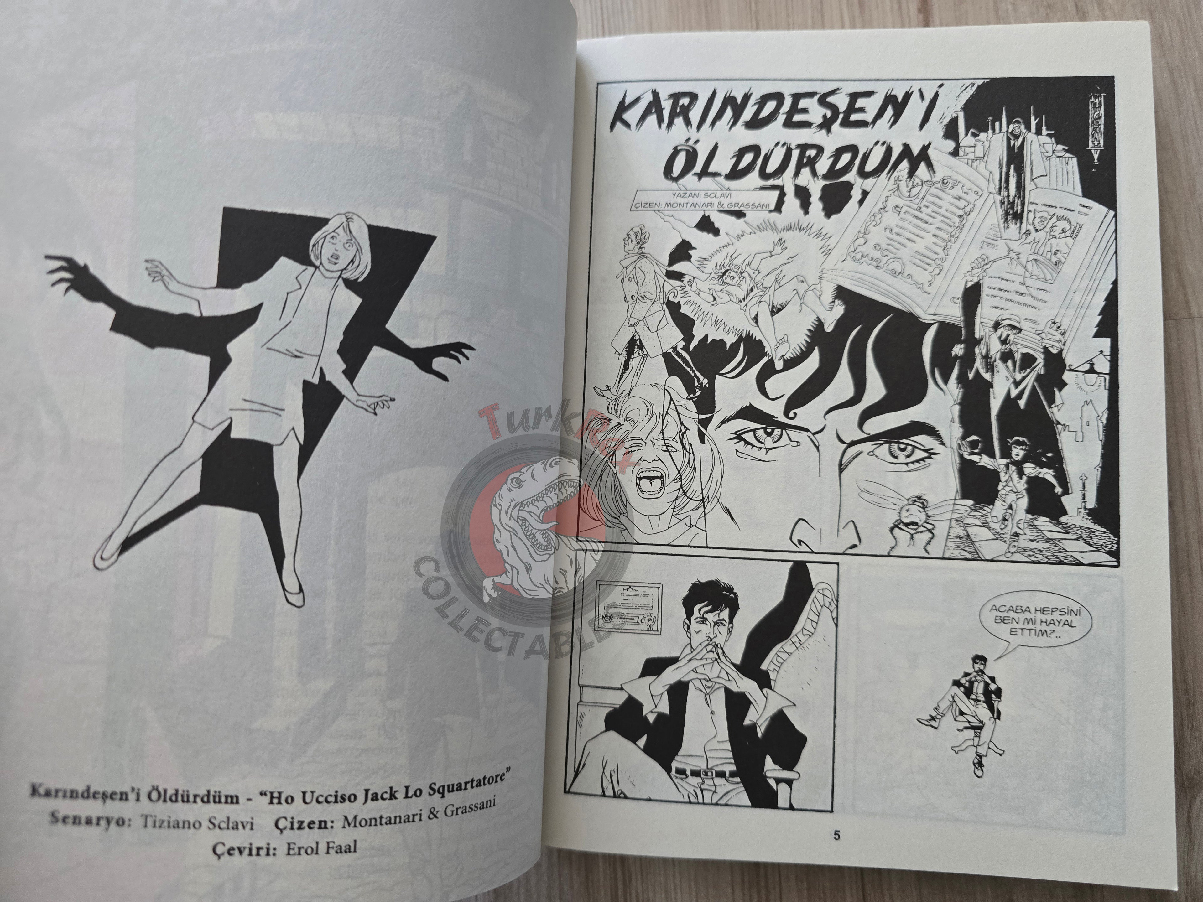 Dylan Dog Maxi #2 2011 Turkish Comic Turkey Ho ucciso Jack lo squartatore