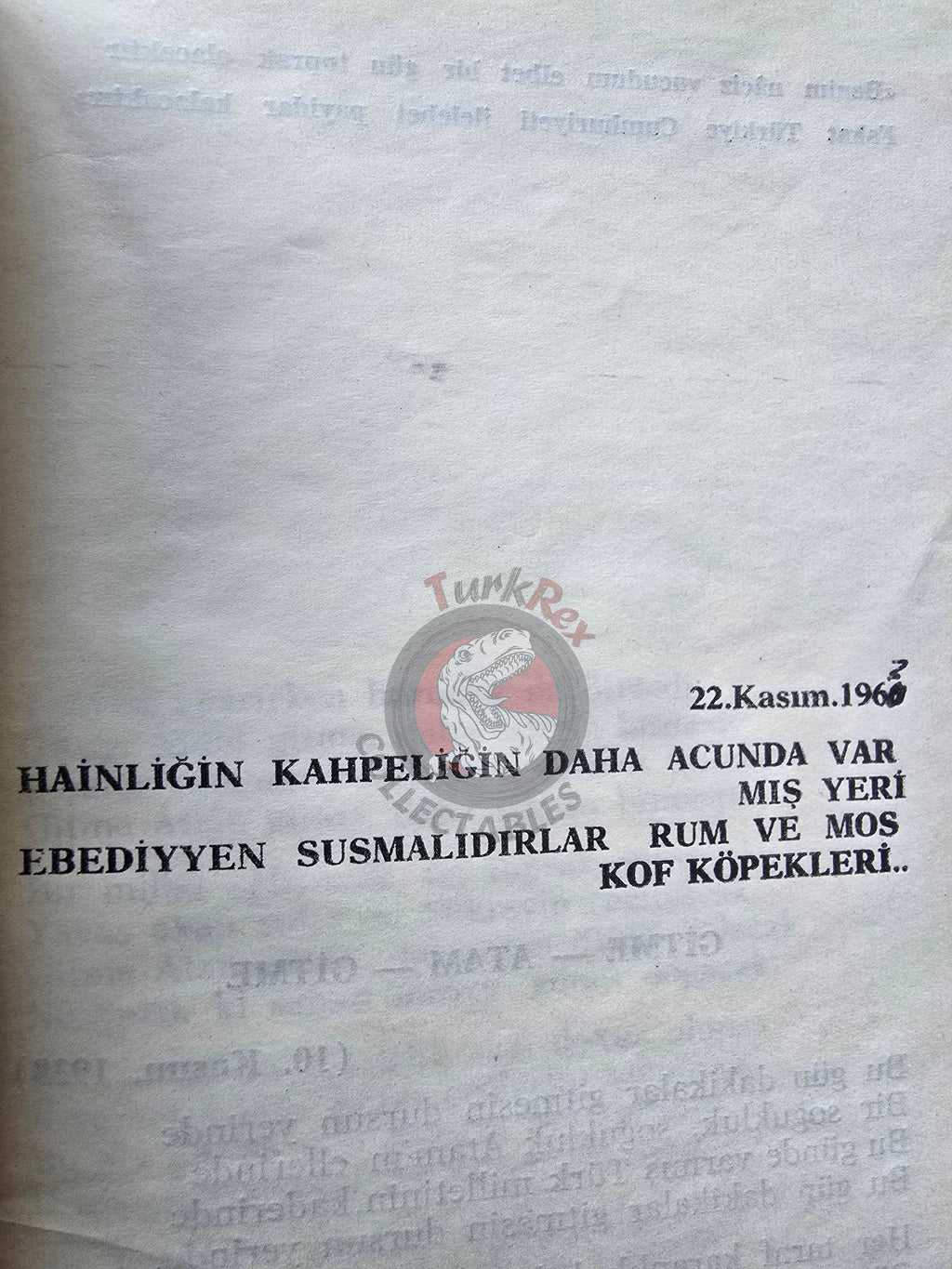 A Call to John F. Kennedy 1963 1st Turkish Book Turkey Signed