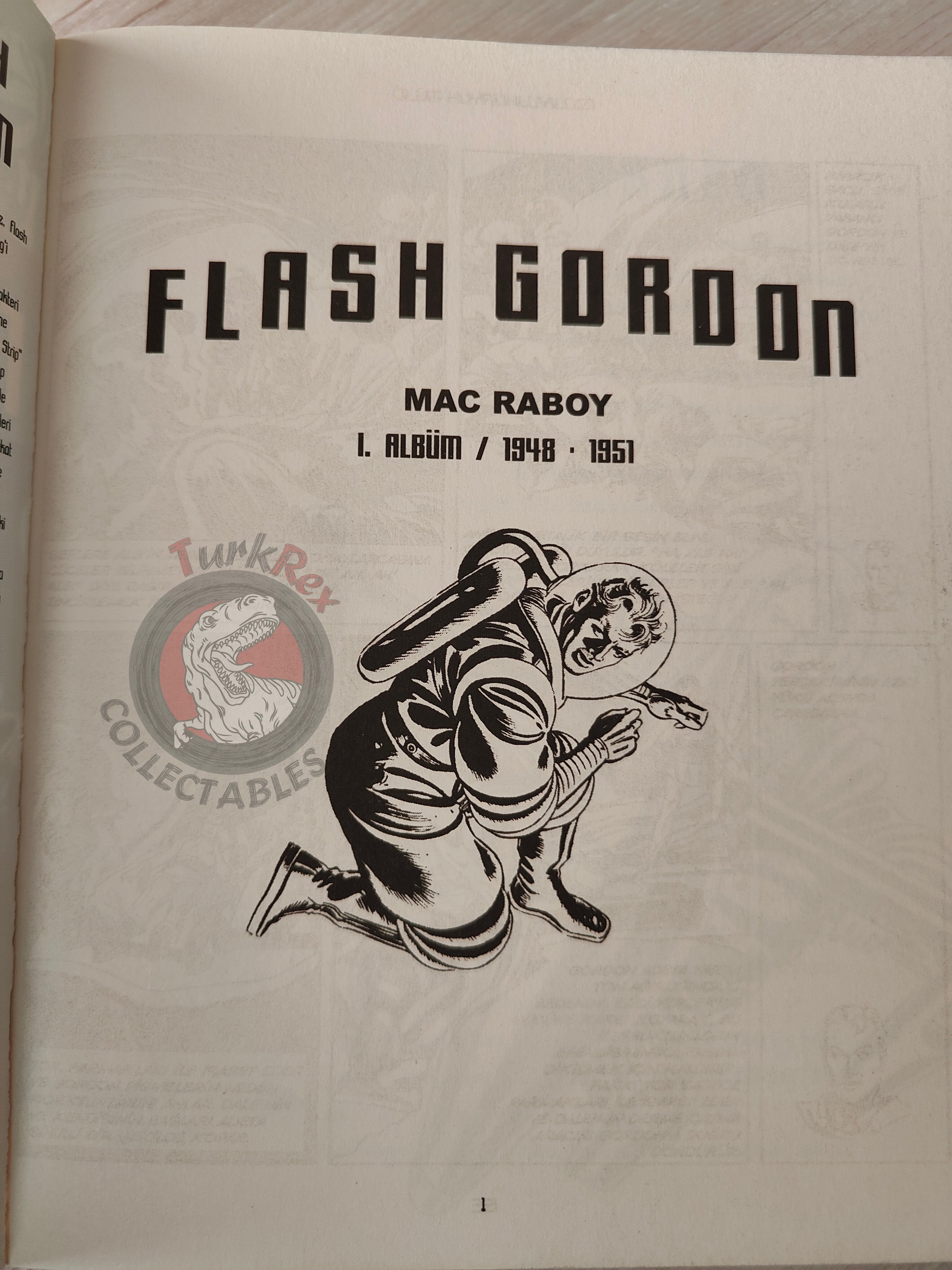 Flash Gordon #1 1948–1951 Mac Raboy Turkish Comic Turkey
