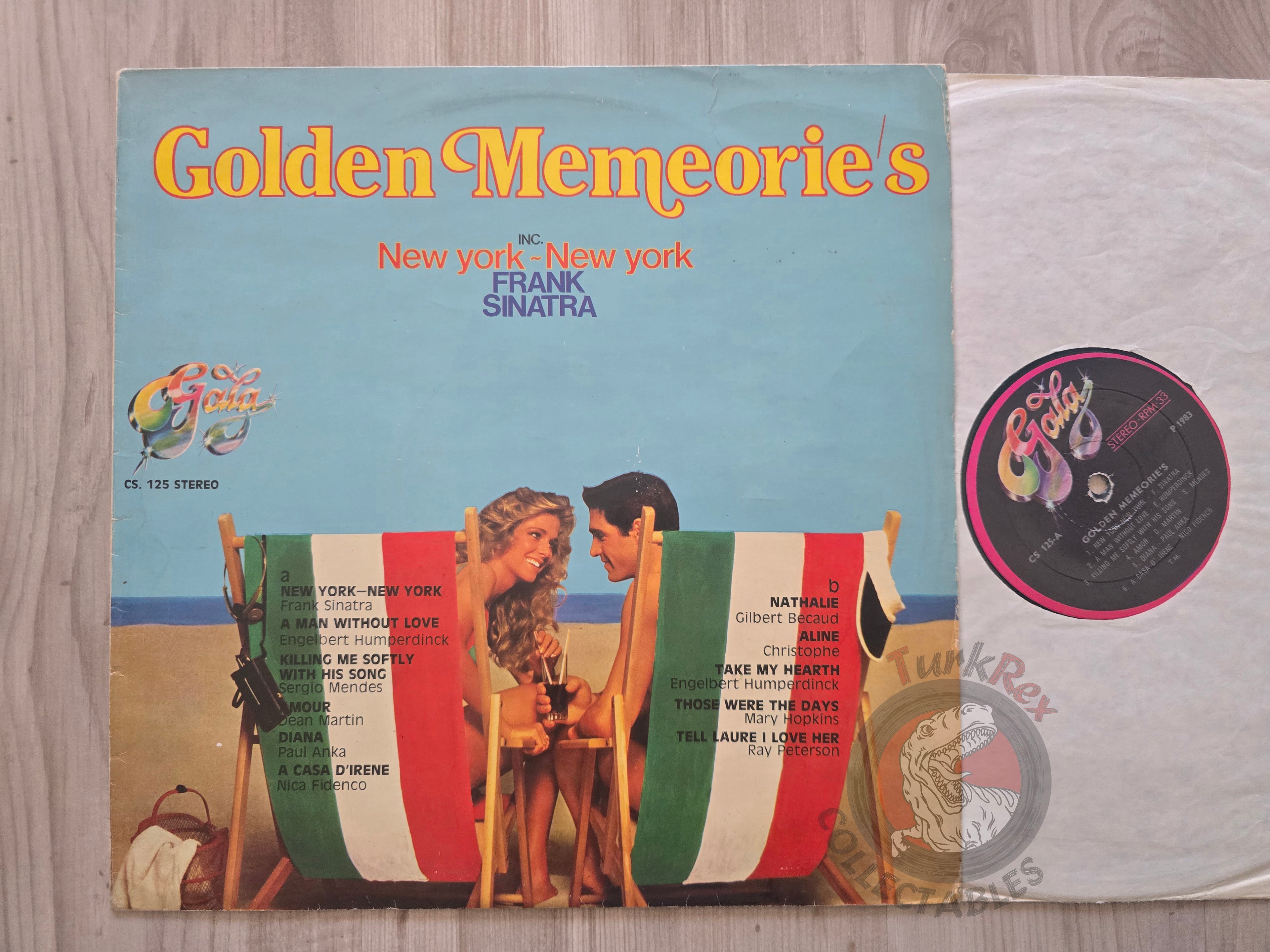 Various – Golden Memories Turkish Pressing Vinyl Turkey Edition