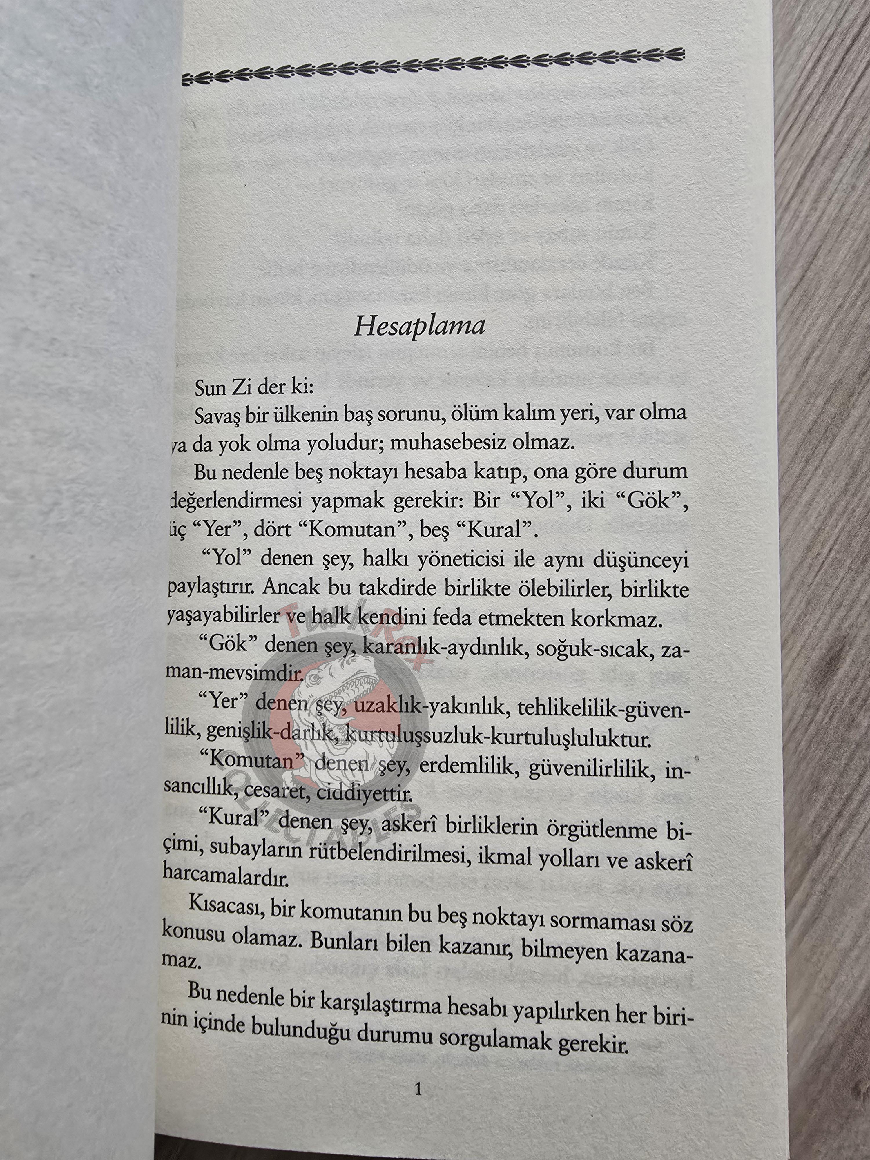 Sun Tzu – The Art of War 2018 Turkish Book Turkey