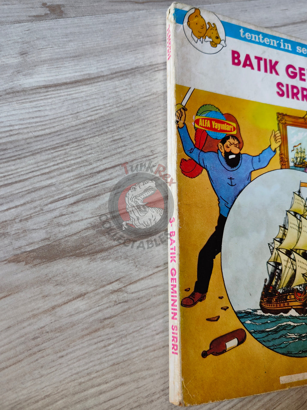 Tintin – The Secret of the Unicorn mid 1980s Turkish Edition Comic Turkey 1