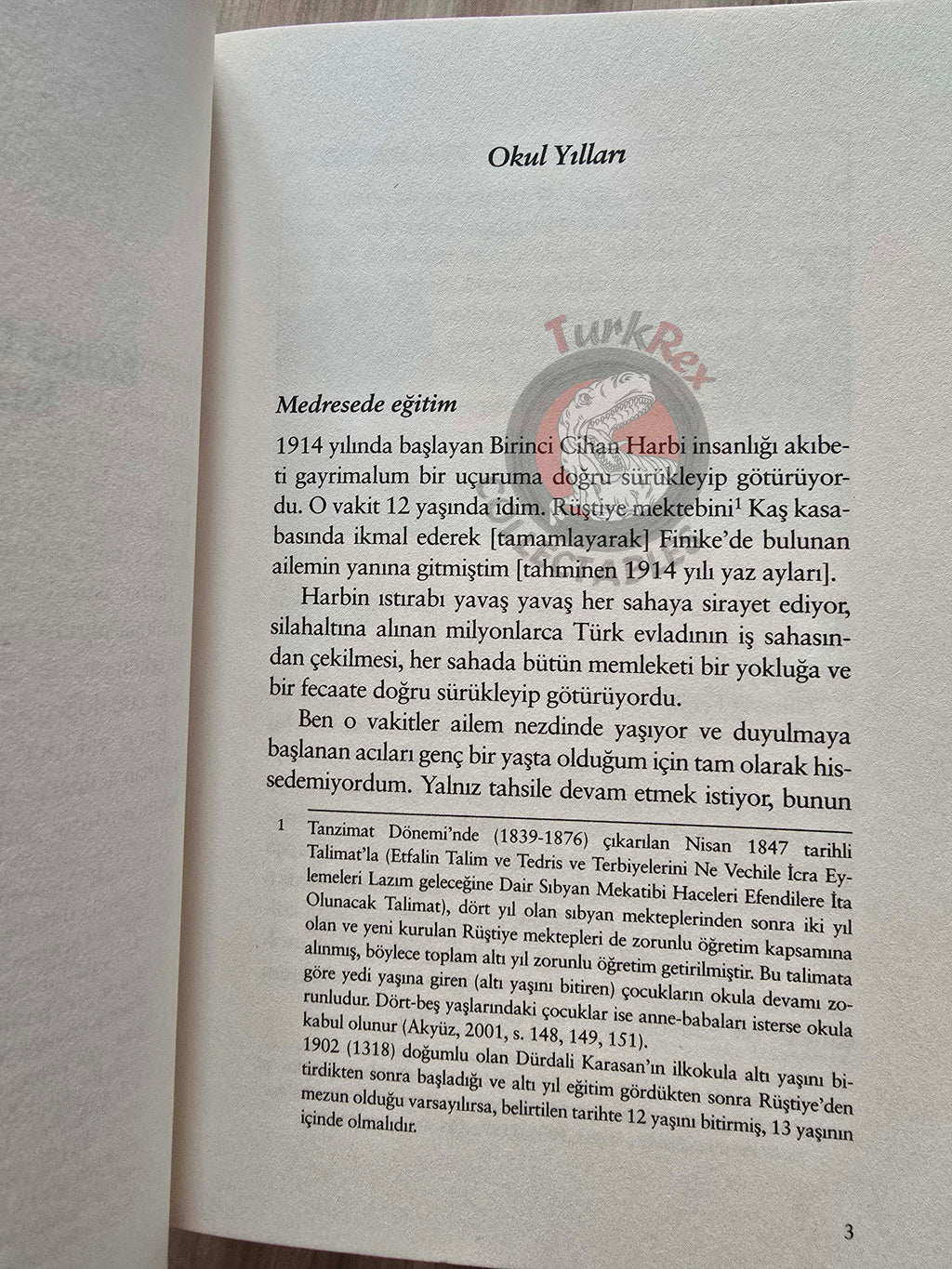 Memoirs of the First World War and the War of Independence 2020 Turkish Book Turkey