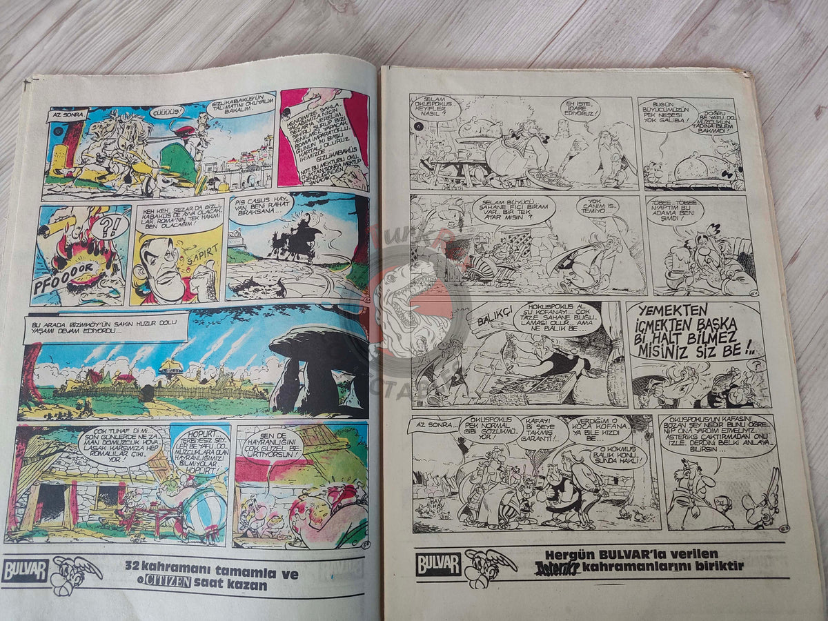 Asterix –  Asterix and the Black Gold 1986 Turkish Edition Comic Turkey 2