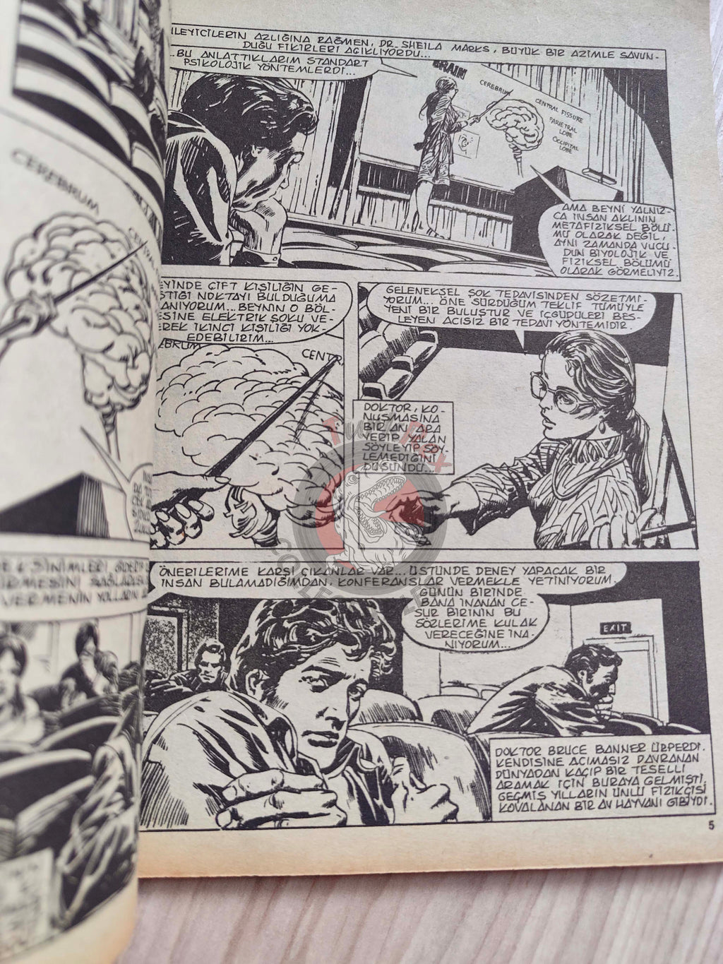Hulk #4 1987 Turkish Comic Turkey cover #16