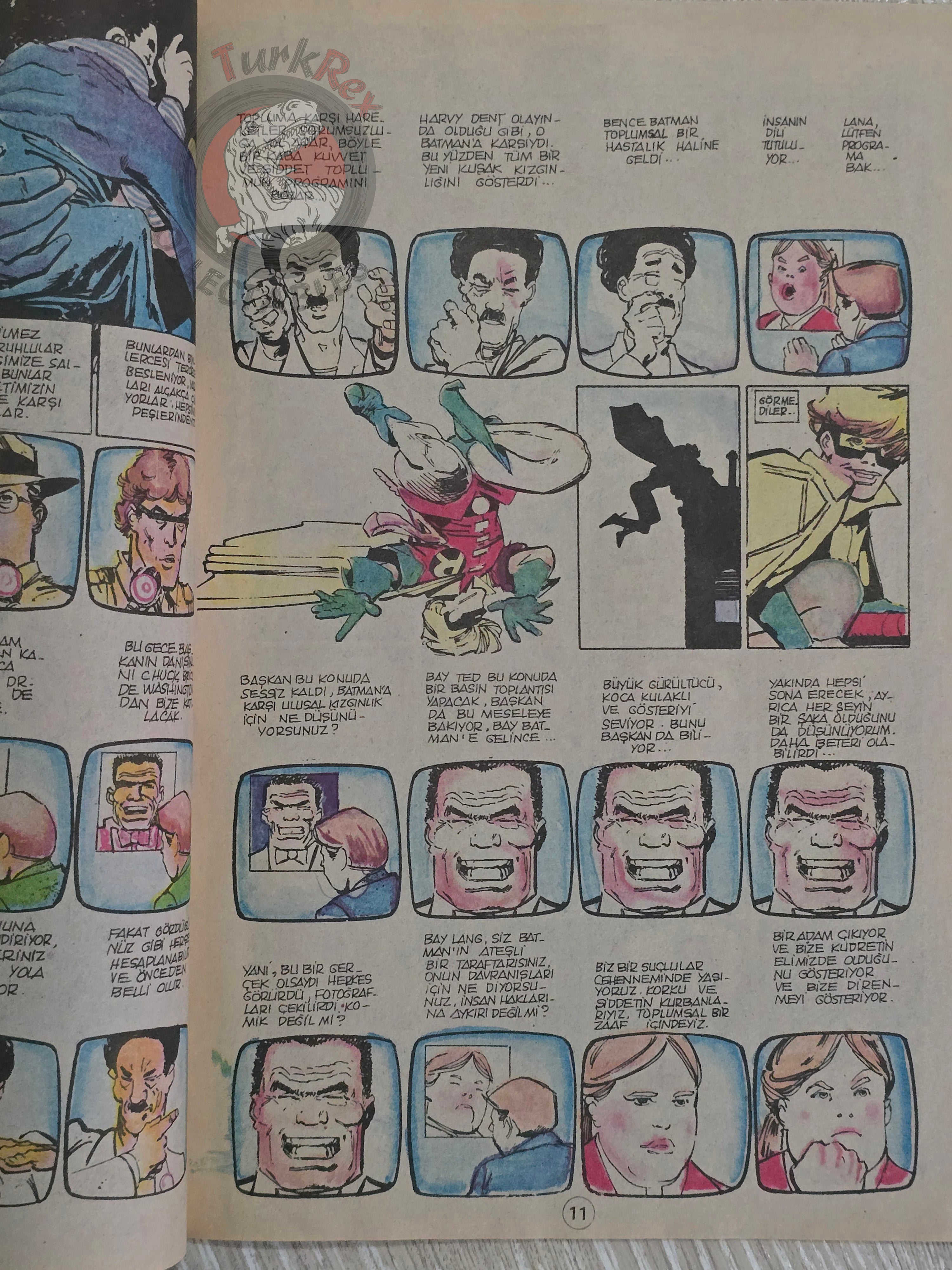 Batman The Dark Knight Returns #3 1989 Turkish Comic Turkey