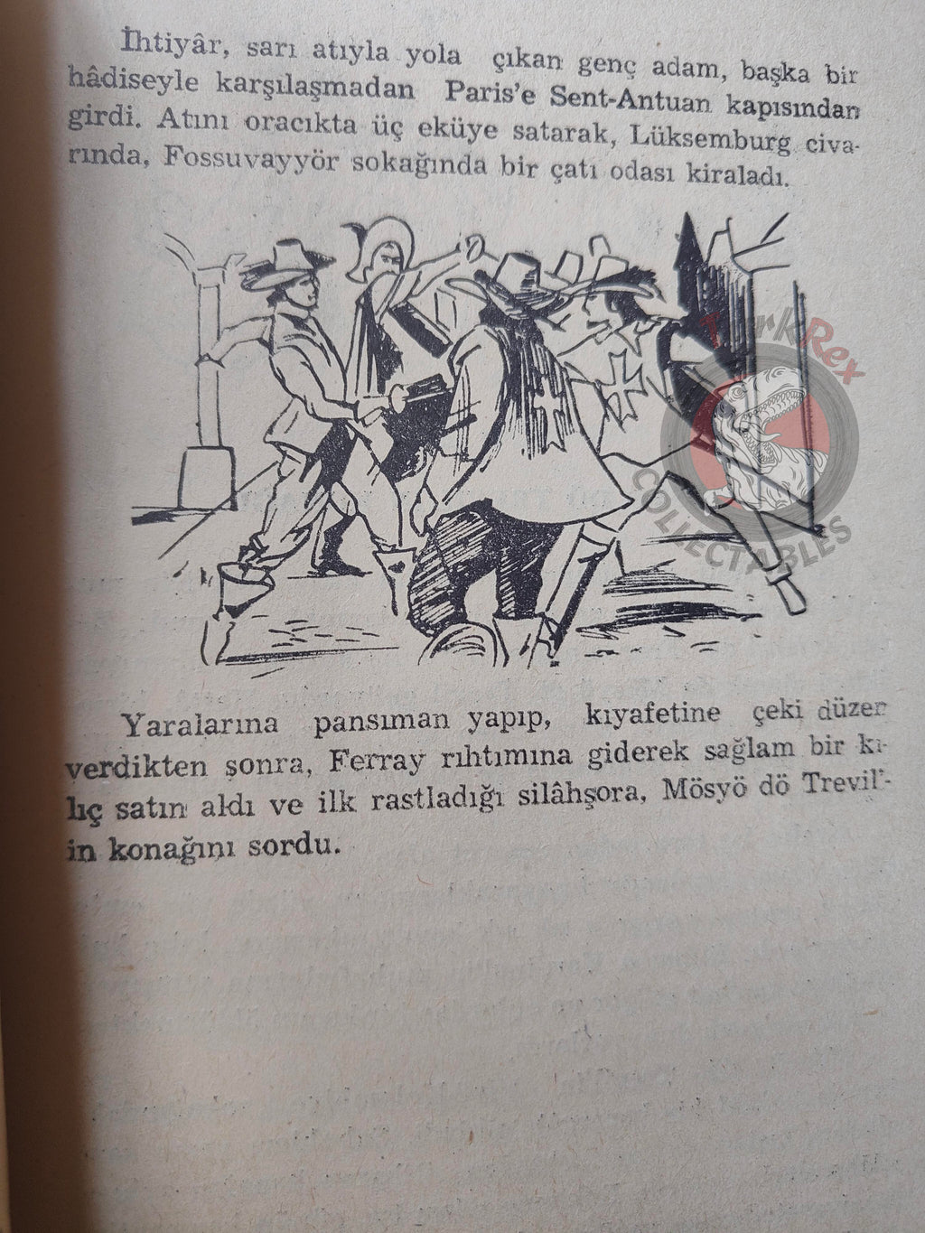 Alexandre Dumas – The Three Musketeers 1961 Turkish Book Turkey Illustrated