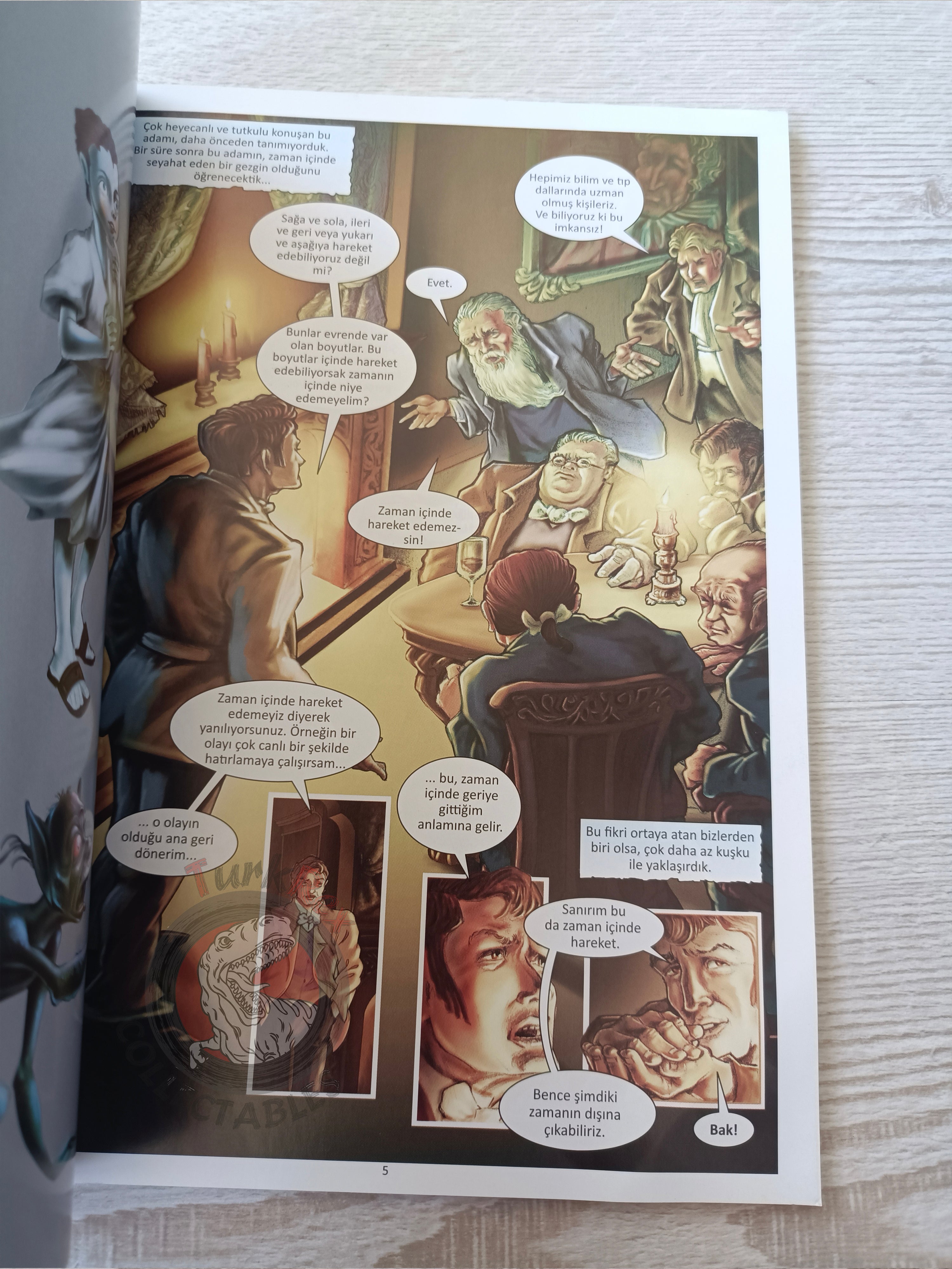 The Time Machine – H. G. Wells Turkish Comic Turkey Campfire Classics