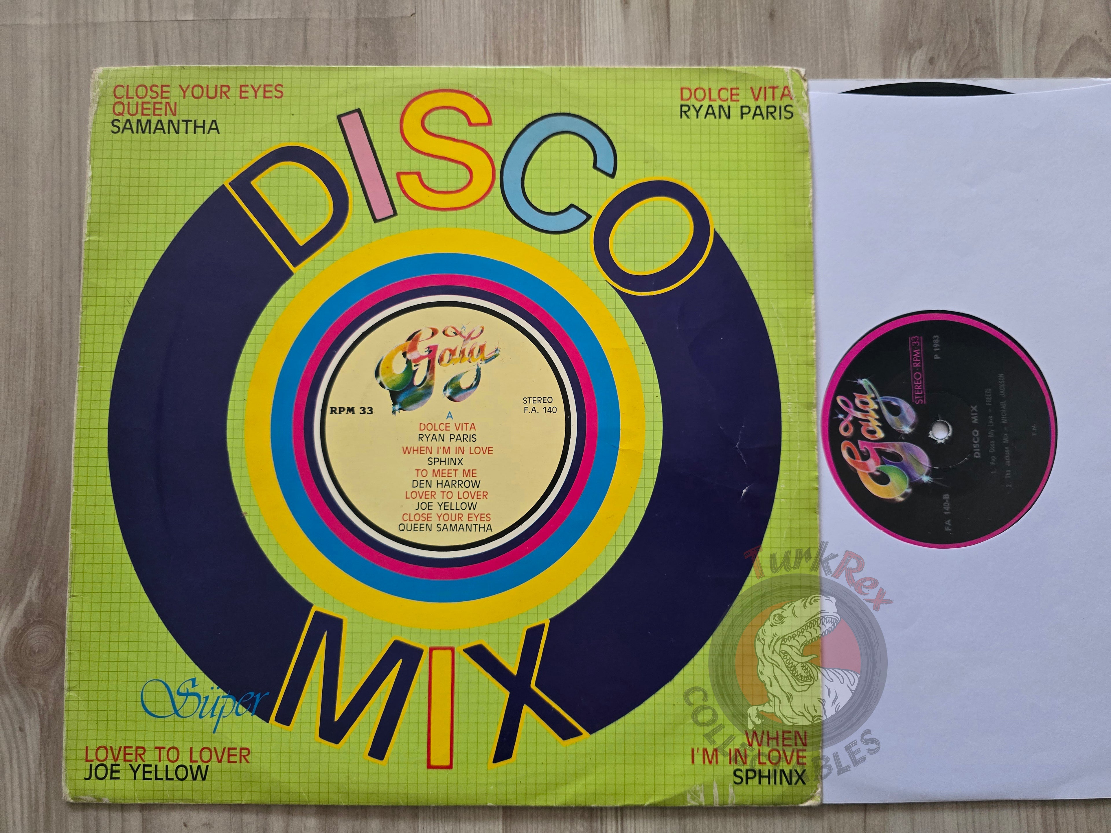 Various – Disco Mix Turkish Pressing Vinyl Turkey Edition Michael Jackson