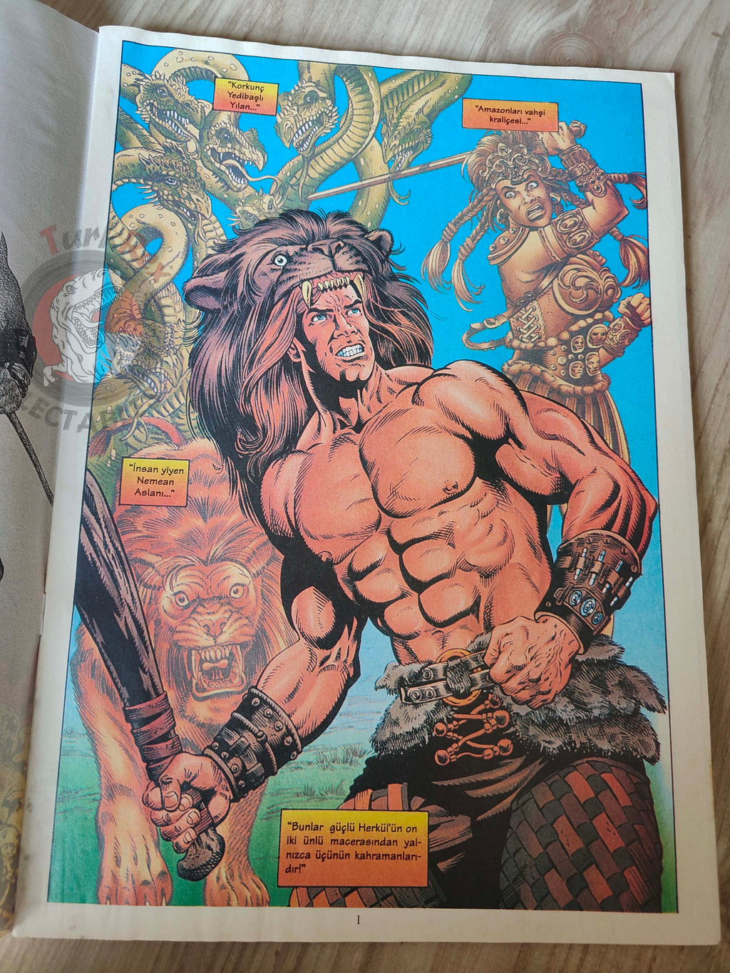 Hercules: The Legendary Journeys #1 Turkish Comic Turkey Topps 1997
