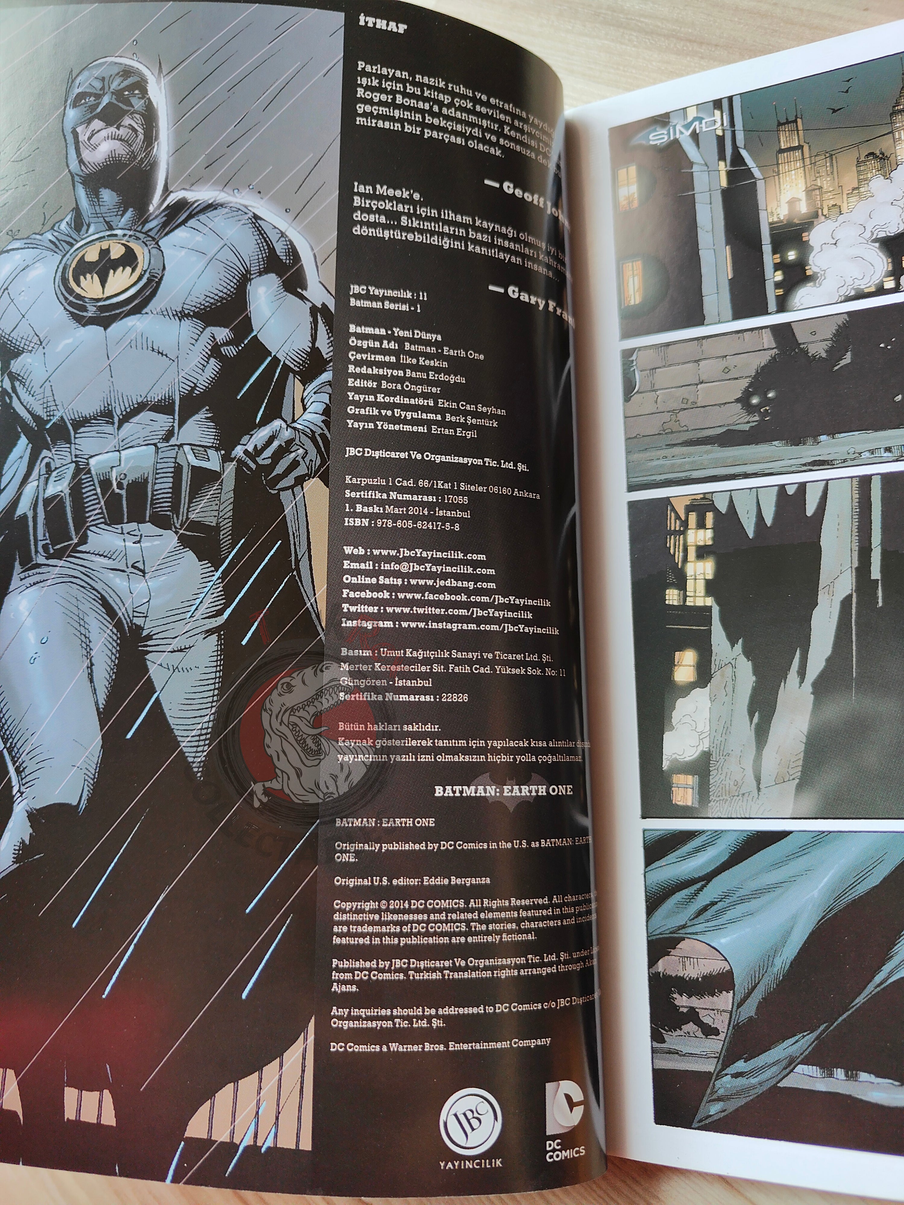 Batman: New World (Batman: Earth One) 2014 Turkish Comic Turkey