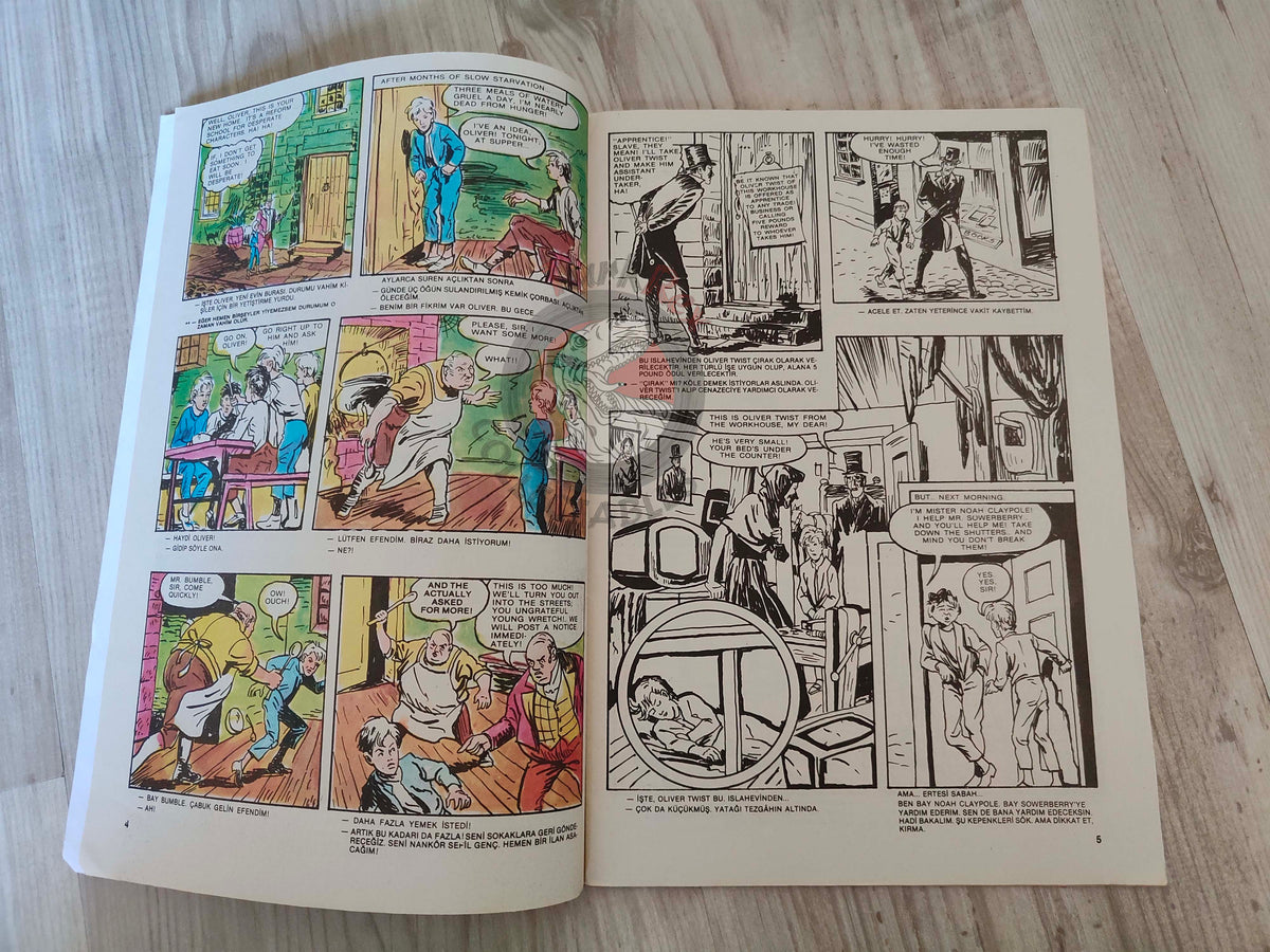 Oliver Twist  – Mark Twain Turkish Comic Turkey Classics Illustrated