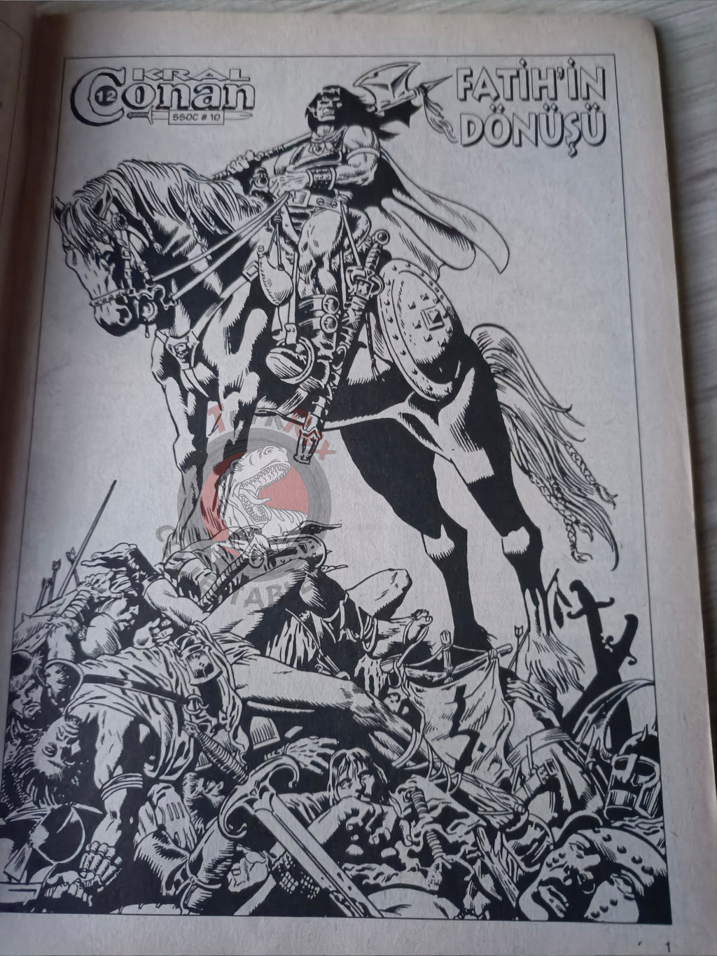 Kral Conan #12 The Savage Sword of #10 Turkish Comic Turkey King-Size Annual #4