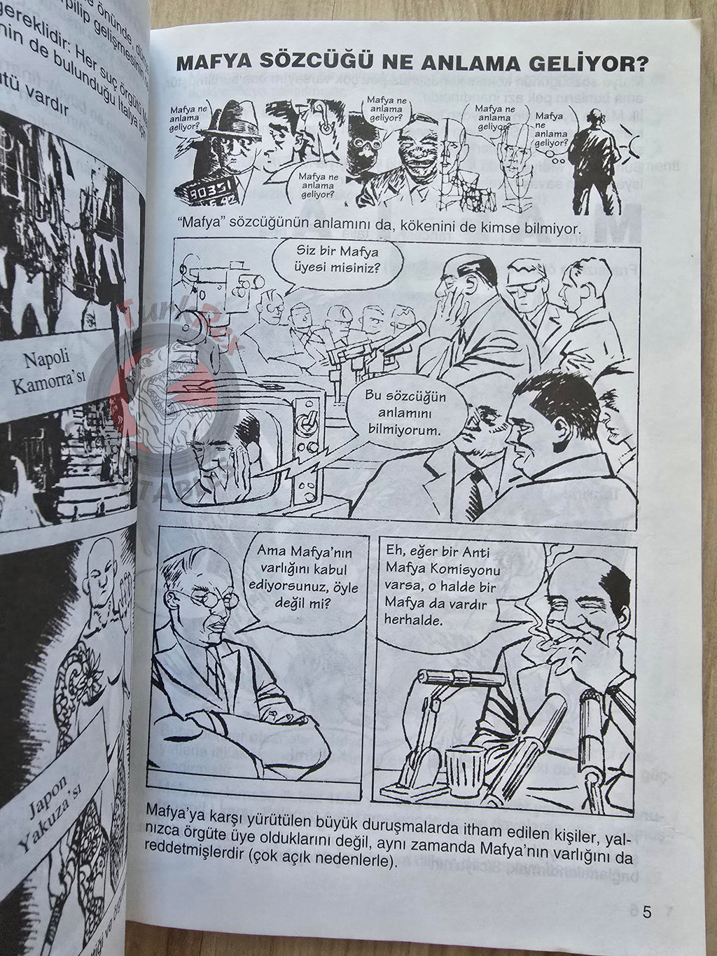 Arnd Schneider – Mafia for Beginners 1997 Turkish Book Turkey Comic