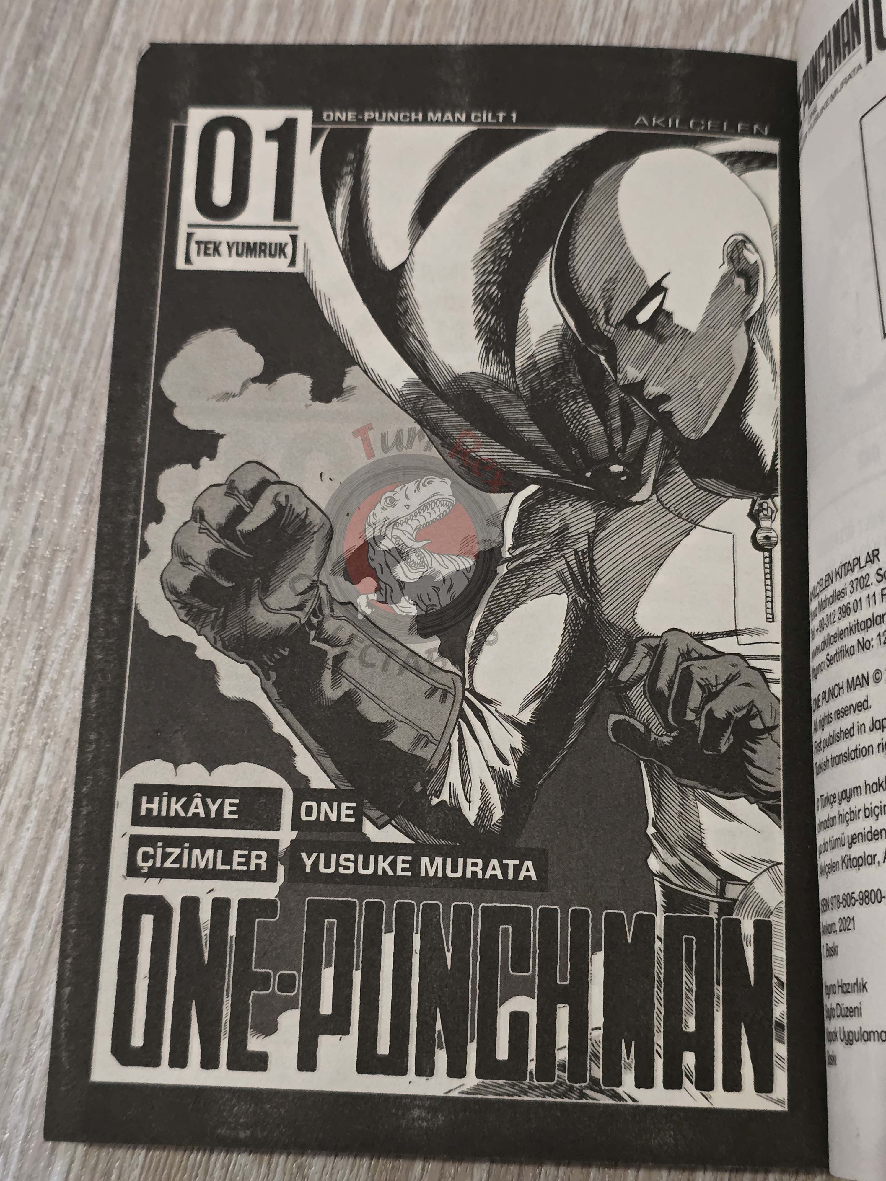 One-Punch Man #1 Turkish Comic Turkey Manga Yusuke Murata