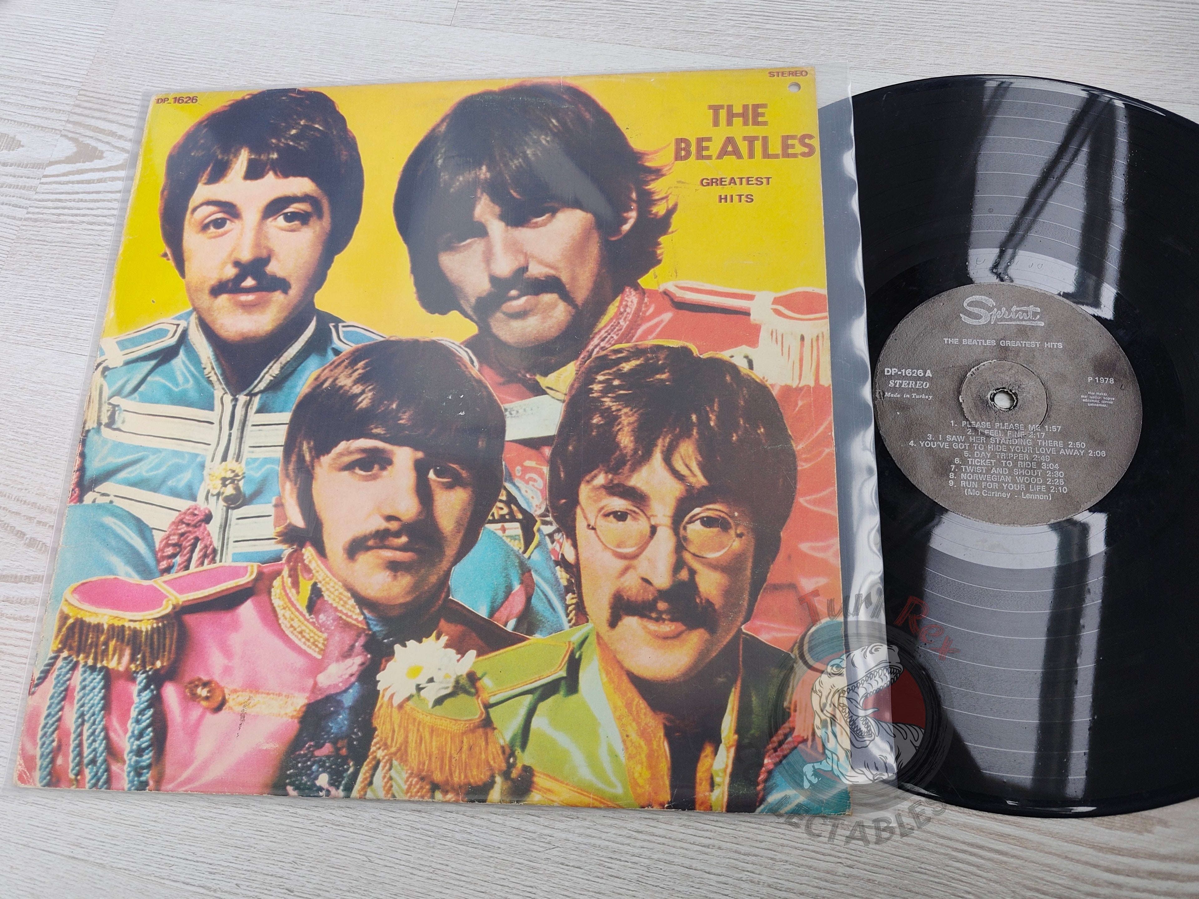 Beatles - Greatest Hits Turkish Pressing Vinyl Turkey Edition Colored Cover