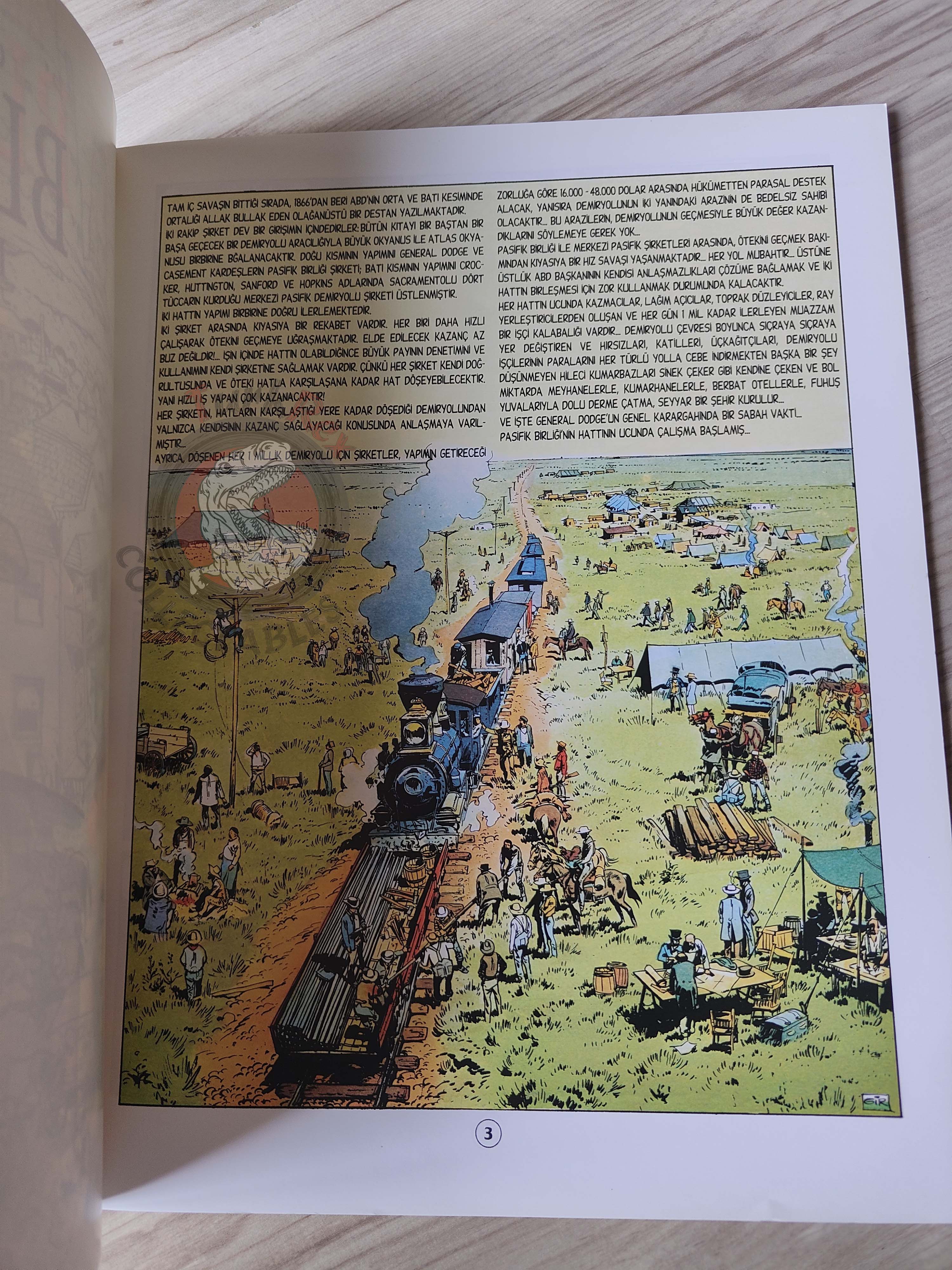 Blueberry #7 – The Iron Horse 2004 1st Edition Turkish Comic Turkey
