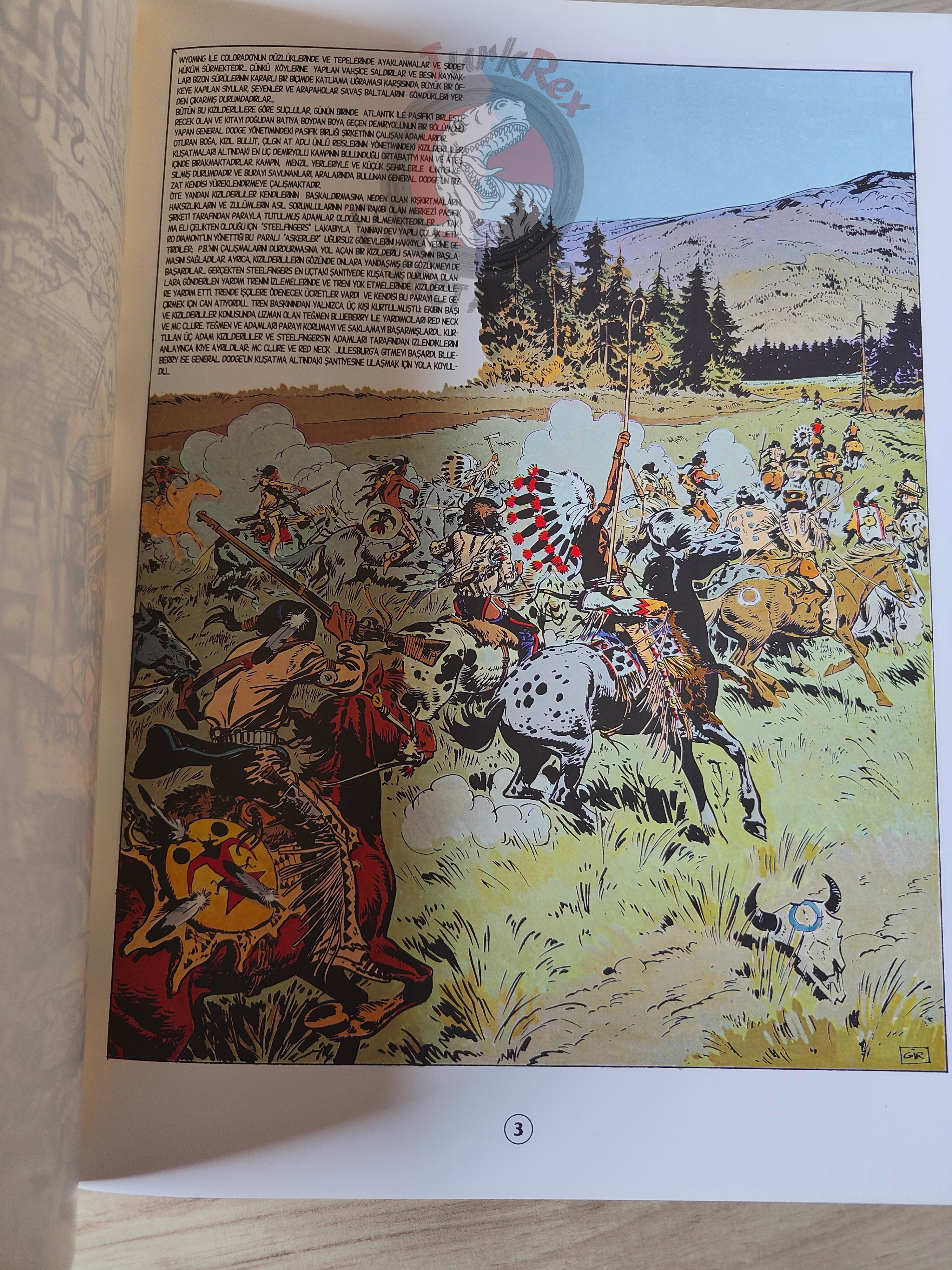 Blueberry #9 – The Trail of the Sioux 2004 1st Edition Turkish Comic Turkey