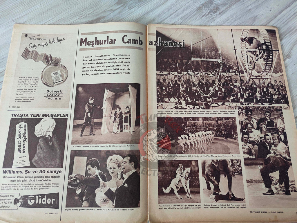 Hayat 1962 Brigitte Bardot Turkish Mag Turkey Princess Margaret Ludmilla Tcherina Audrey Hepburn