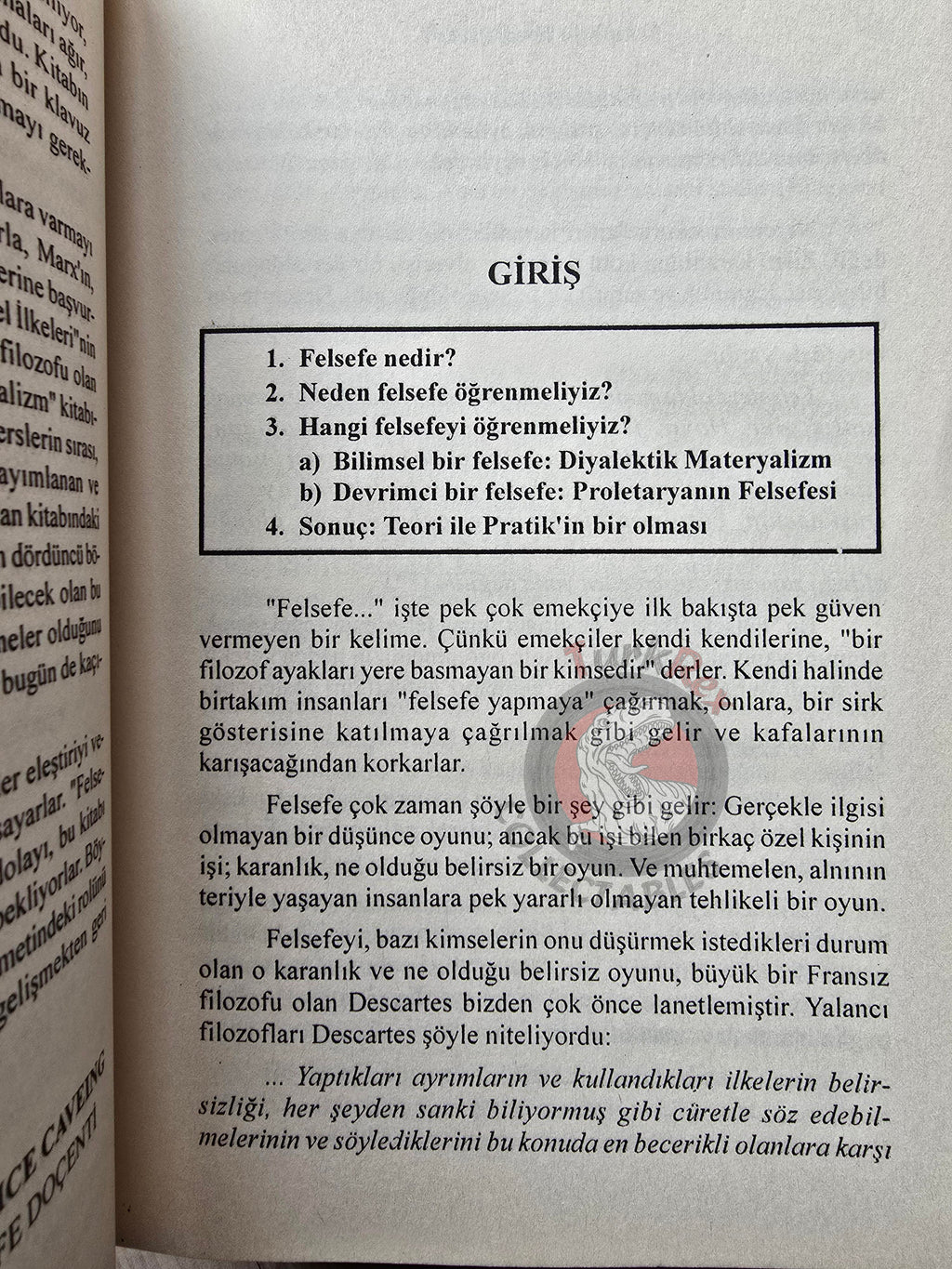 Georges Politzer – Elementary Principles of Philosophy 2014 Turkish Book Turkey