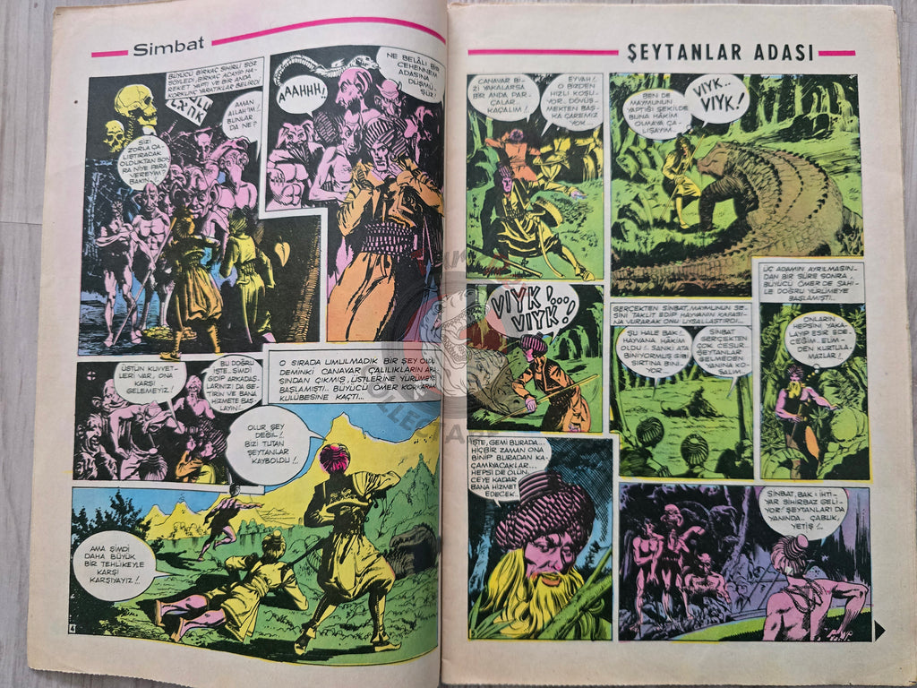 Doğan Kardeş 1971 Magazine #27 Turkish Comic Turkey Sinbad the Sailor Gulliver’s Travels Sibylline