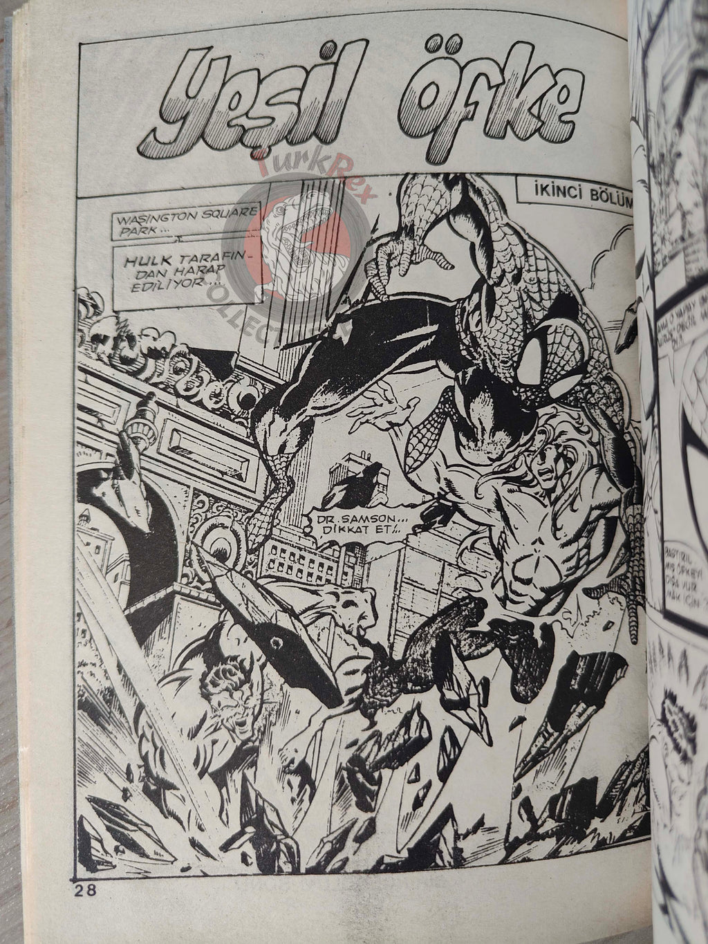 Spider-Man #168 1994 Turkish Comic Turkey Hulk Amazing #381 #382 Marvel Team Up #101 #102