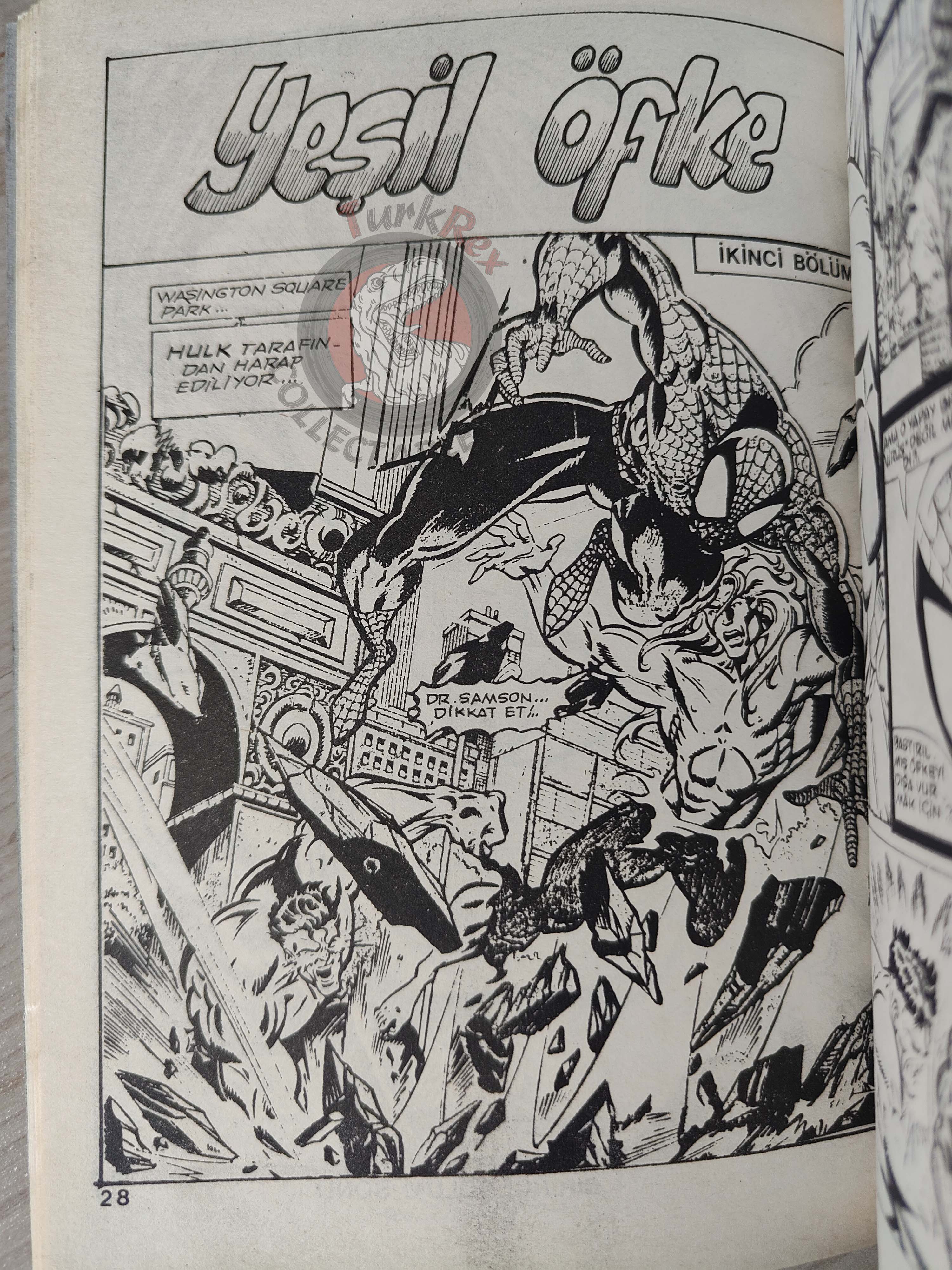 Spider-Man #168 1994 Turkish Comic Turkey Hulk Amazing #381 #382 Marvel Team Up #101 #102